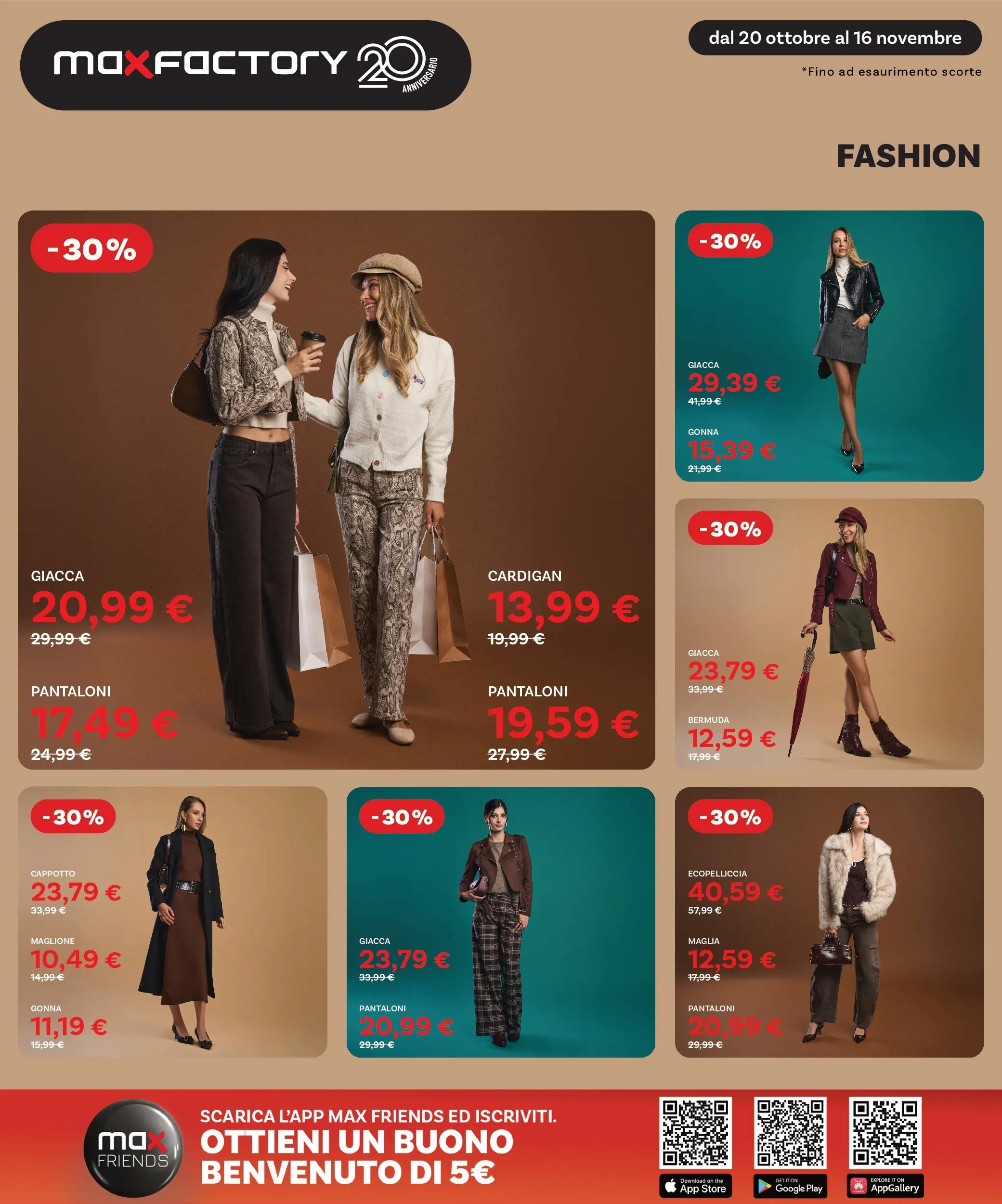 Nuovo Max Factory - Nuova apertura Vigonza dal 20/10/2025 > offerte anteprima 🛍️ | Pagina: 2 | Prodotti: Giacca, Bermuda, Gonna, The