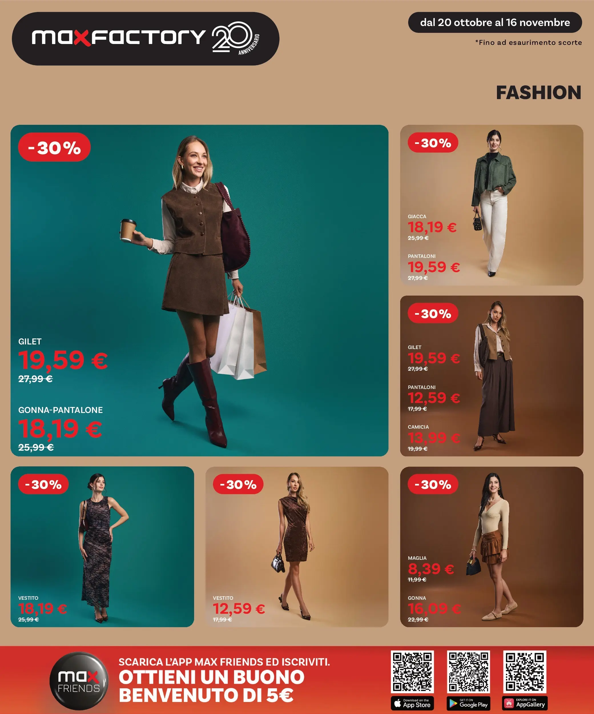 Nuovo Max Factory - Nuova apertura Vigonza dal 20/10/2025 > offerte anteprima 🛍️ | Pagina: 6 | Prodotti: Giacca, Gonna, Vestito, The