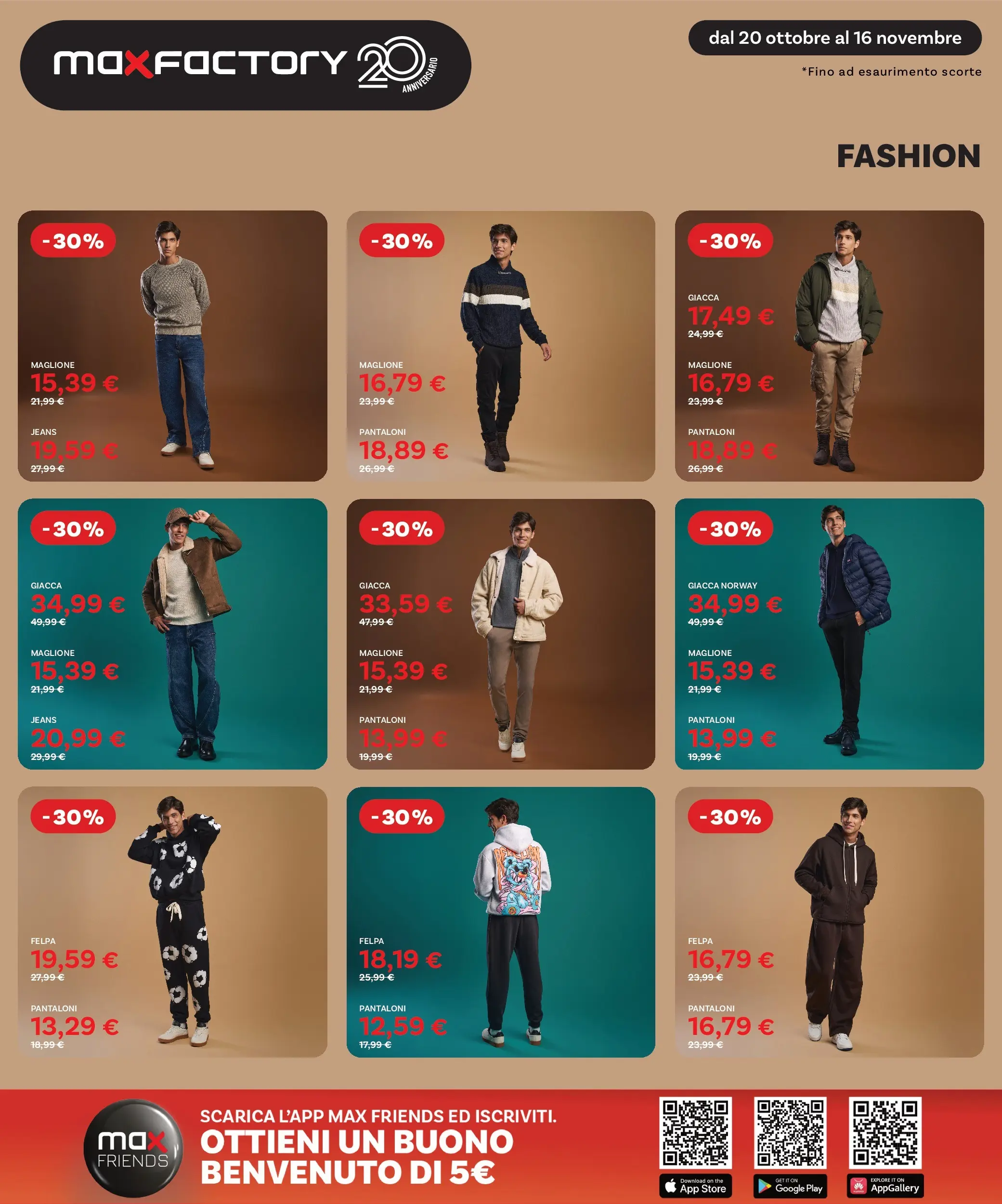 Nuovo Max Factory - Nuova apertura Vigonza dal 20/10/2025 > offerte anteprima 🛍️ | Pagina: 8 | Prodotti: Giacca, Pantaloni, Jeans, The