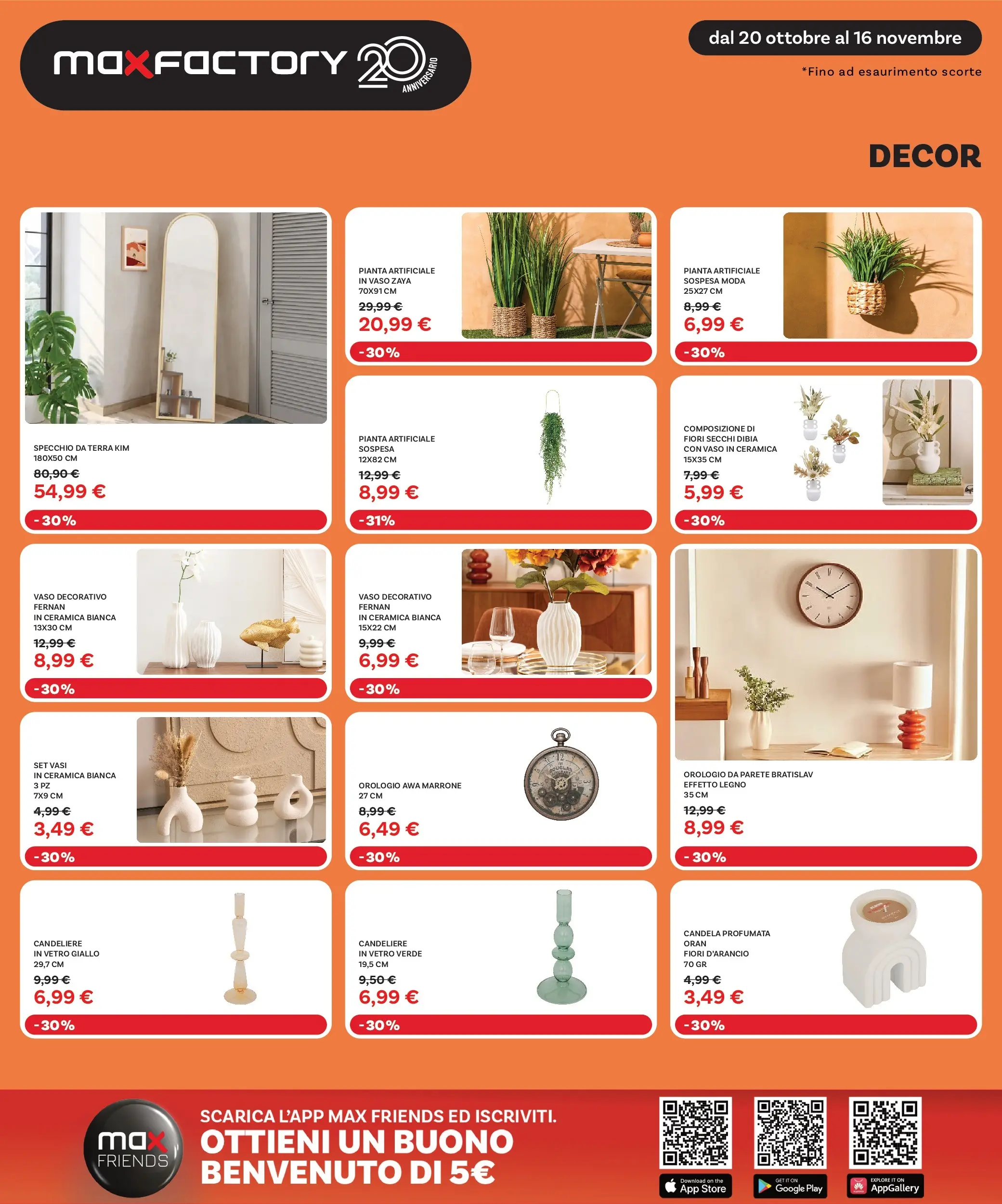 Nuovo Max Factory - Nuova apertura Vigonza dal 20/10/2025 > offerte anteprima 🛍️ | Pagina: 16 | Prodotti: The, Candela, Specchio, Vaso
