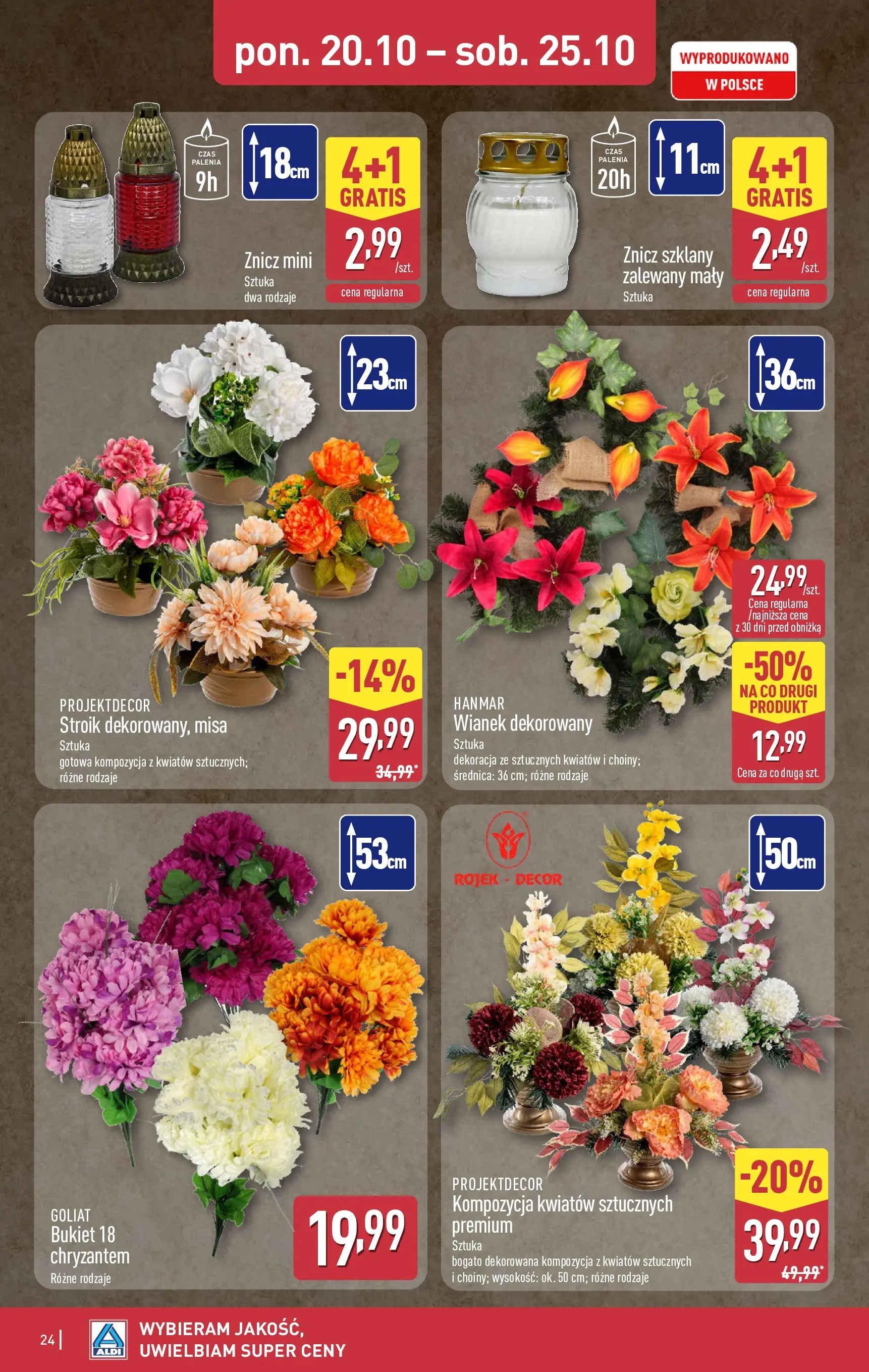 Aldi - Aż do 80% taniej w ALDI od 19.10.2025 - Ulotka PDF, promocje | Strona: 24