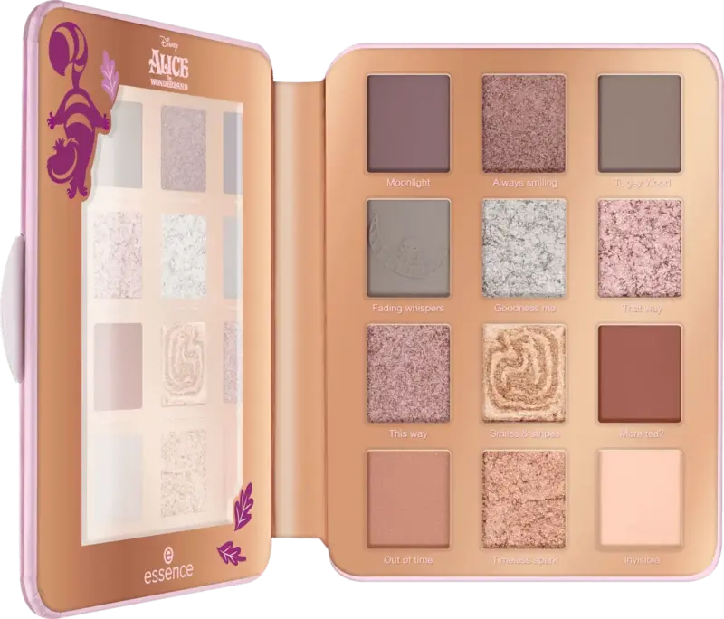 essence Lidschatten Palette Disney Alice in Wonderland 01 All Smiles Here