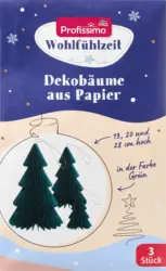 Profissimo Dekobaum aus Papier, grün