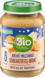 dmBio Abendbrei Süßkartoffel, Birne ab dem 6. Monat
