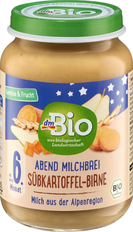 dmBio Abendbrei Süßkartoffel, Birne ab dem 6. Monat