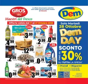 Offerte valide dal 17 al 27 Ottobre 2025