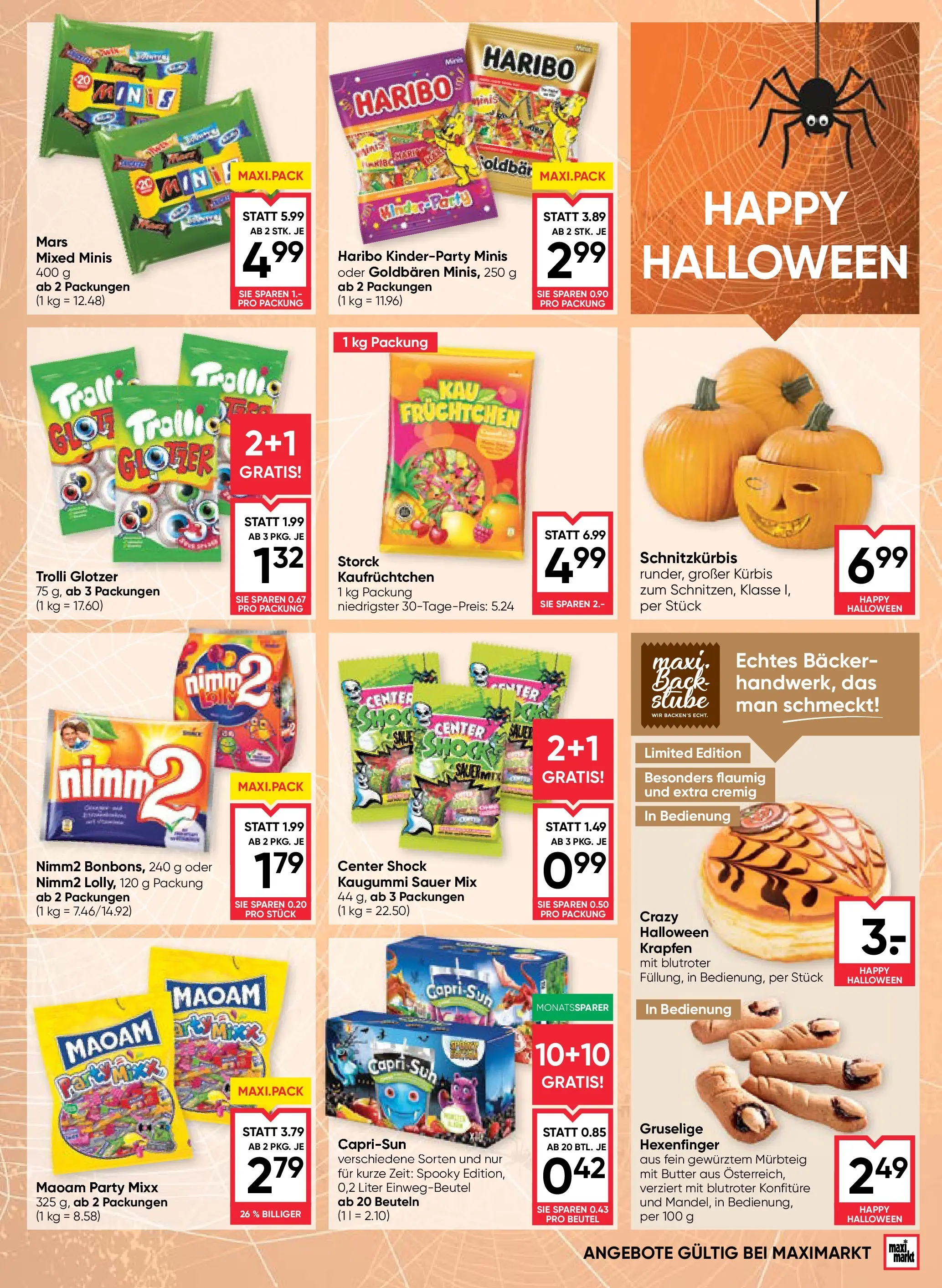 Maximarkt Vöcklabruck, Wels von 23.10.2025 - Aktuelle Angebote | Seite: 13 | Produkte: Kürbis, Butter