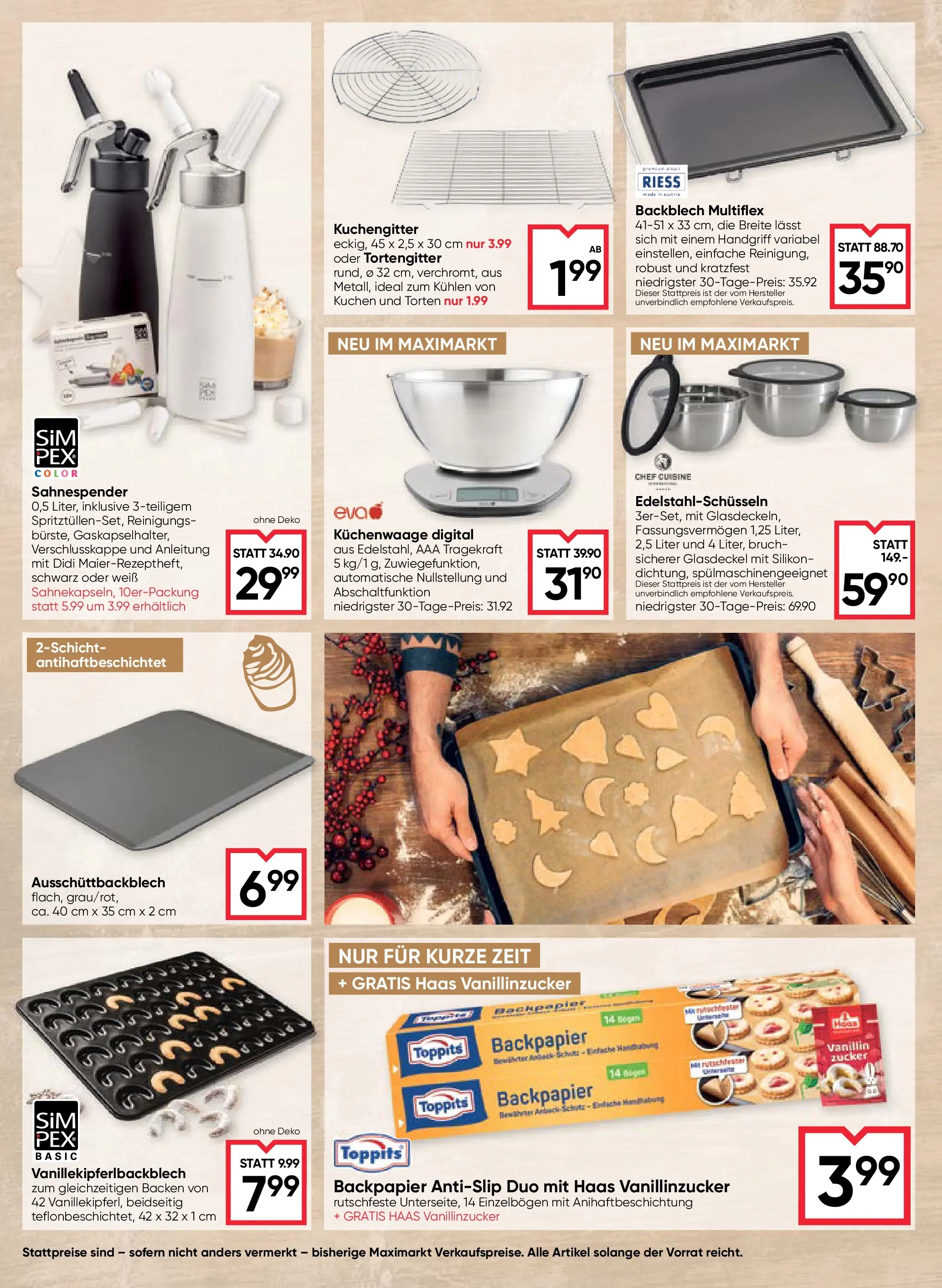 Maximarkt Backgenuss Vöcklabruck, Ried von 22.10.2025 - Aktuelle Angebote | Seite: 8 | Produkte: Zucker