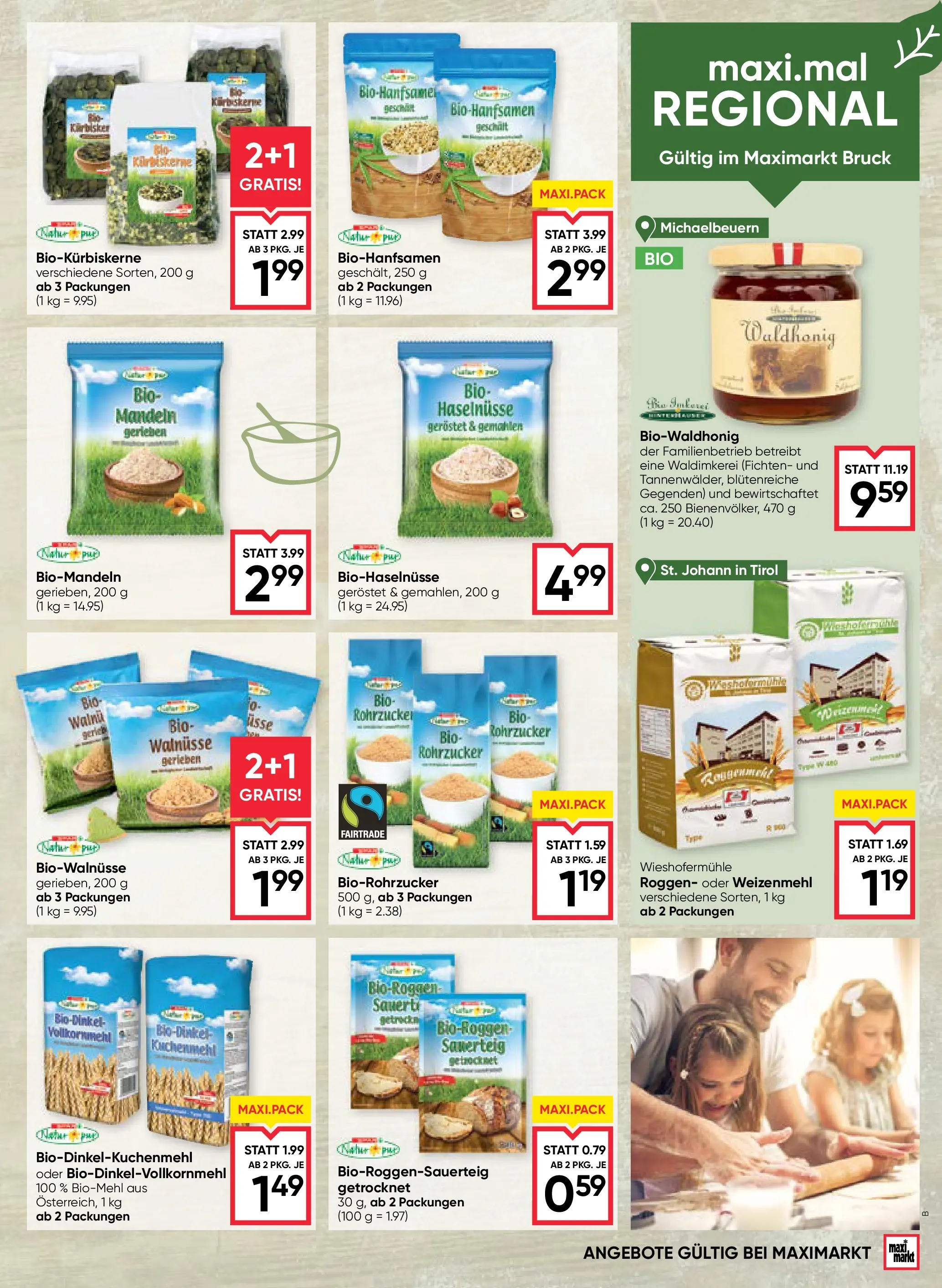 Maximarkt Backgenuss Bruck An Der Glocknerstraße von 22.10.2025 - Aktuelle Angebote | Seite: 11 | Produkte: Korb