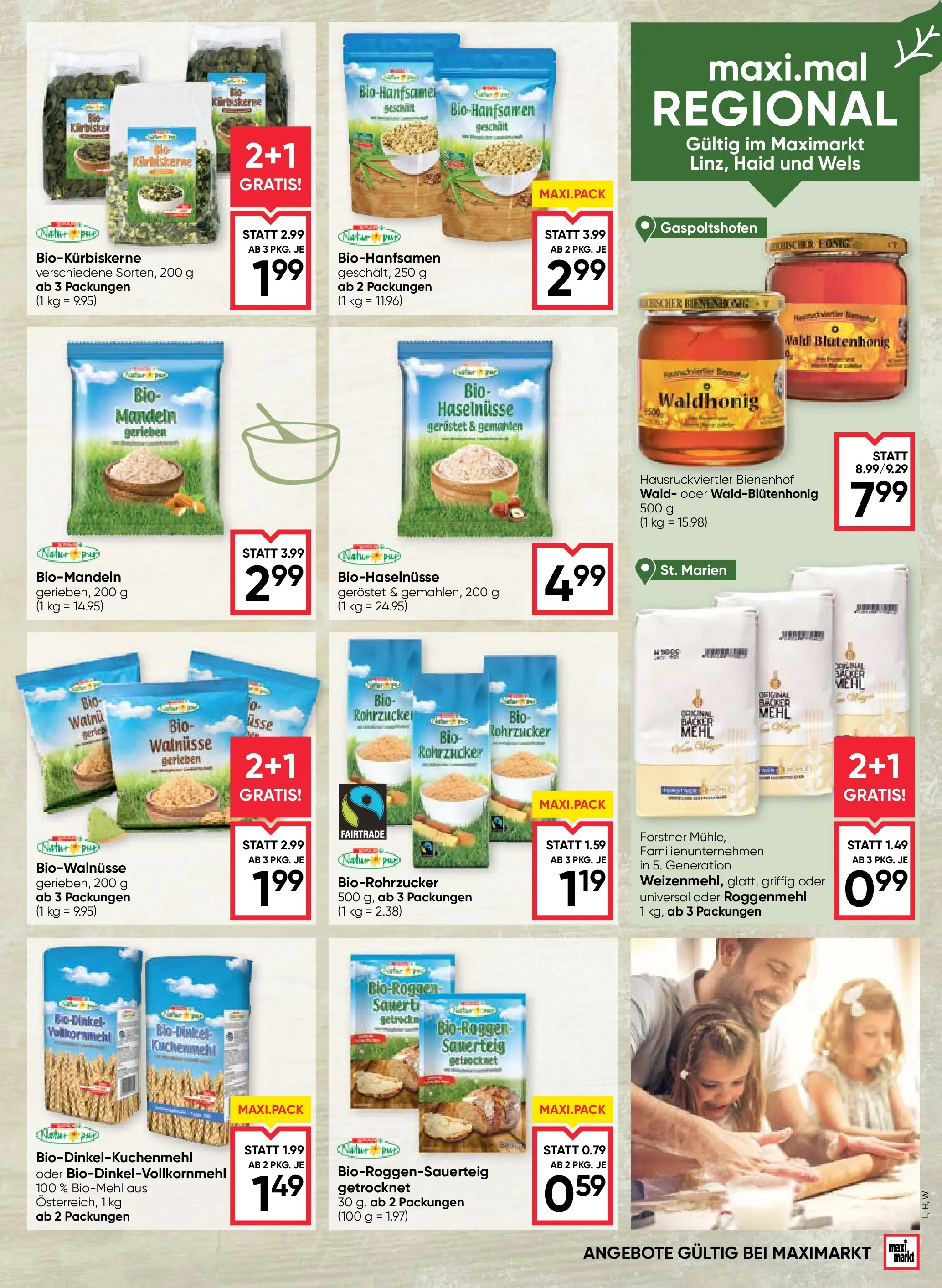 Maximarkt Backgenuss Haid, Linz von 22.10.2025 - Aktuelle Angebote | Seite: 11 | Produkte: Mühle