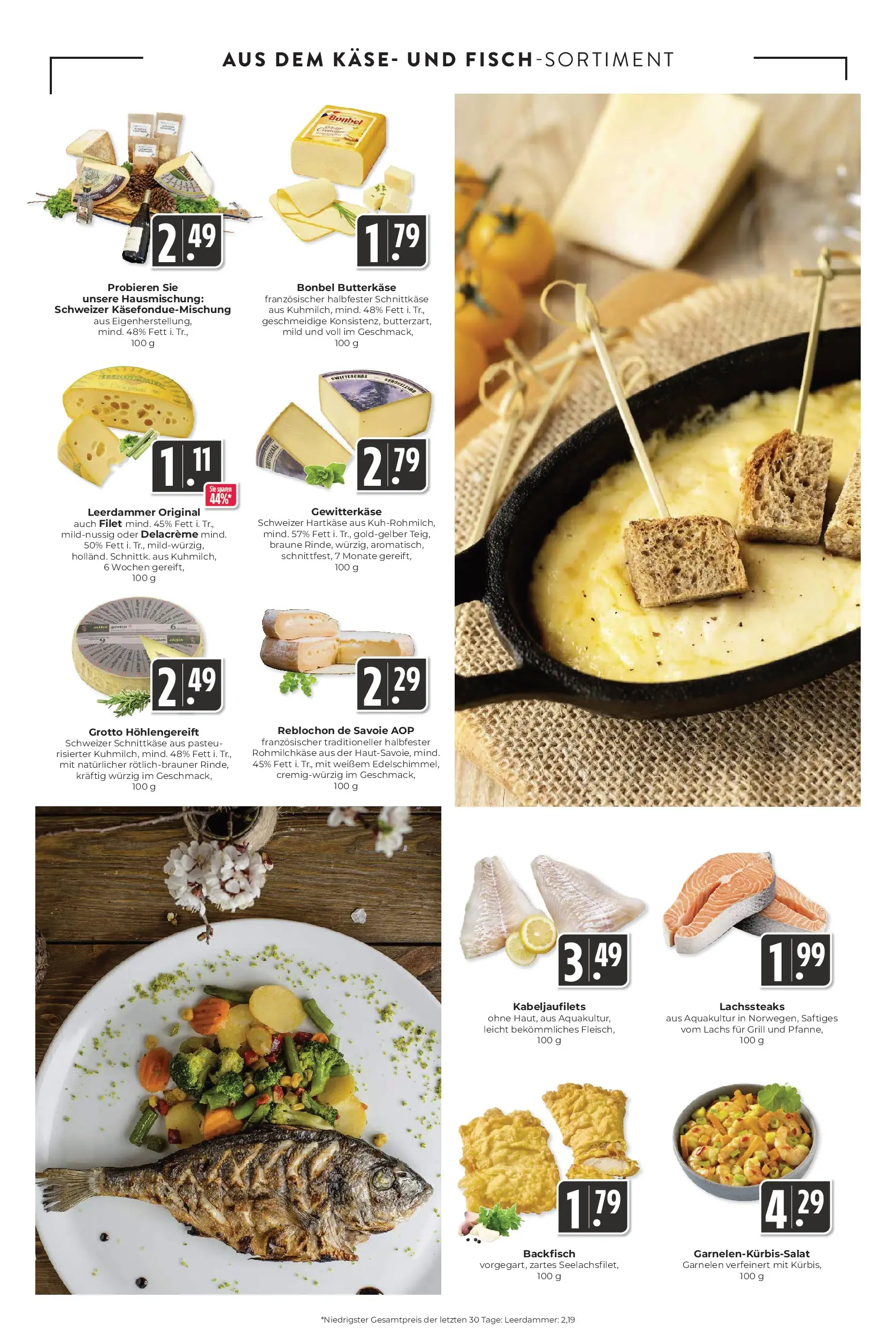 Entdecke - Hieber's Frischecenter: Meine Woche (ab 19.10.2025) zum Blättern | Seite: 6 | Produkte: Grill, Garnelen, Leerdammer, Lachs
