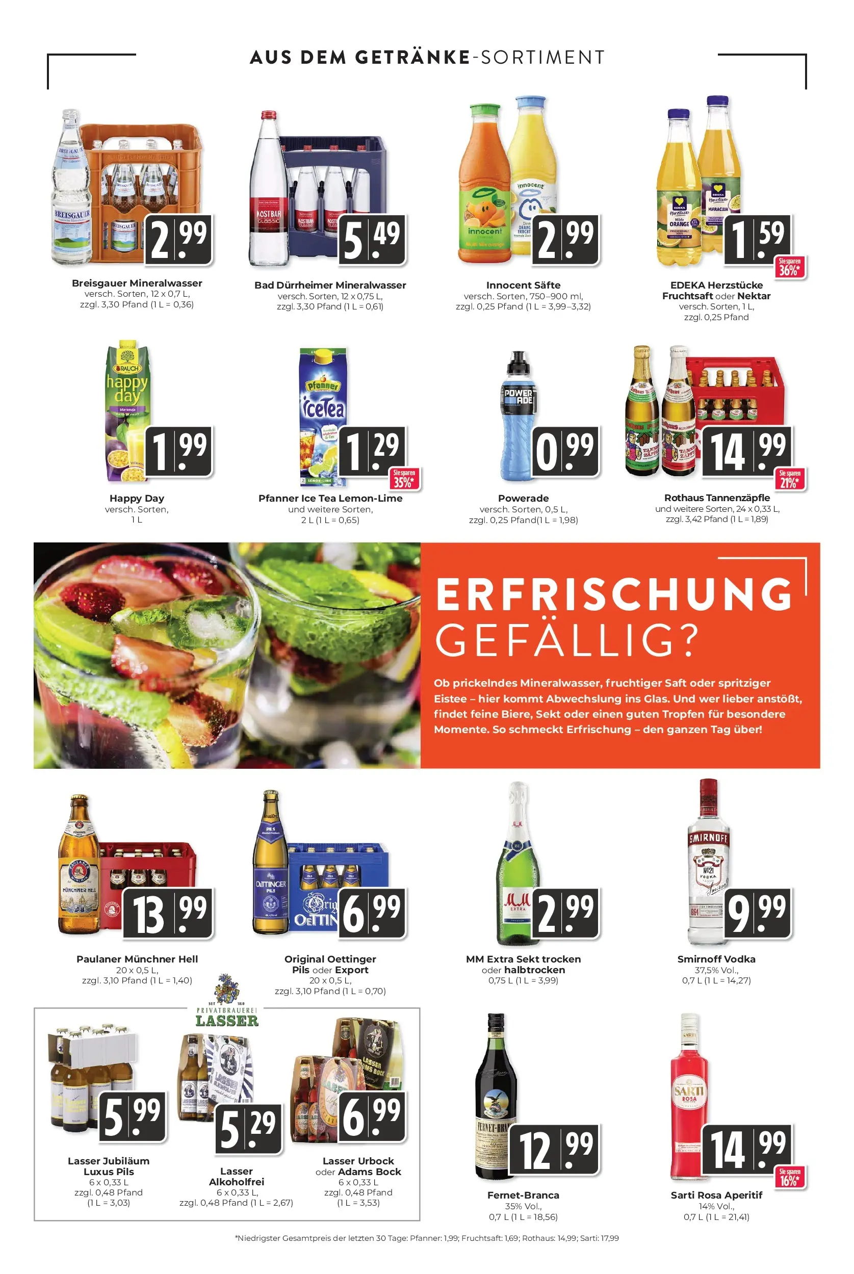 Entdecke - Hieber's Frischecenter: Meine Woche (ab 19.10.2025) zum Blättern | Seite: 15 | Produkte: Pils, Mineralwasser, Powerade, Fruchtsaft