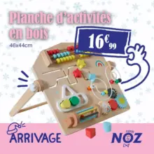 Planche d'activités en bois