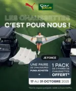 Golf Plus Chaussures de golf Puma + chaussettes offertes - au 31.10.2025