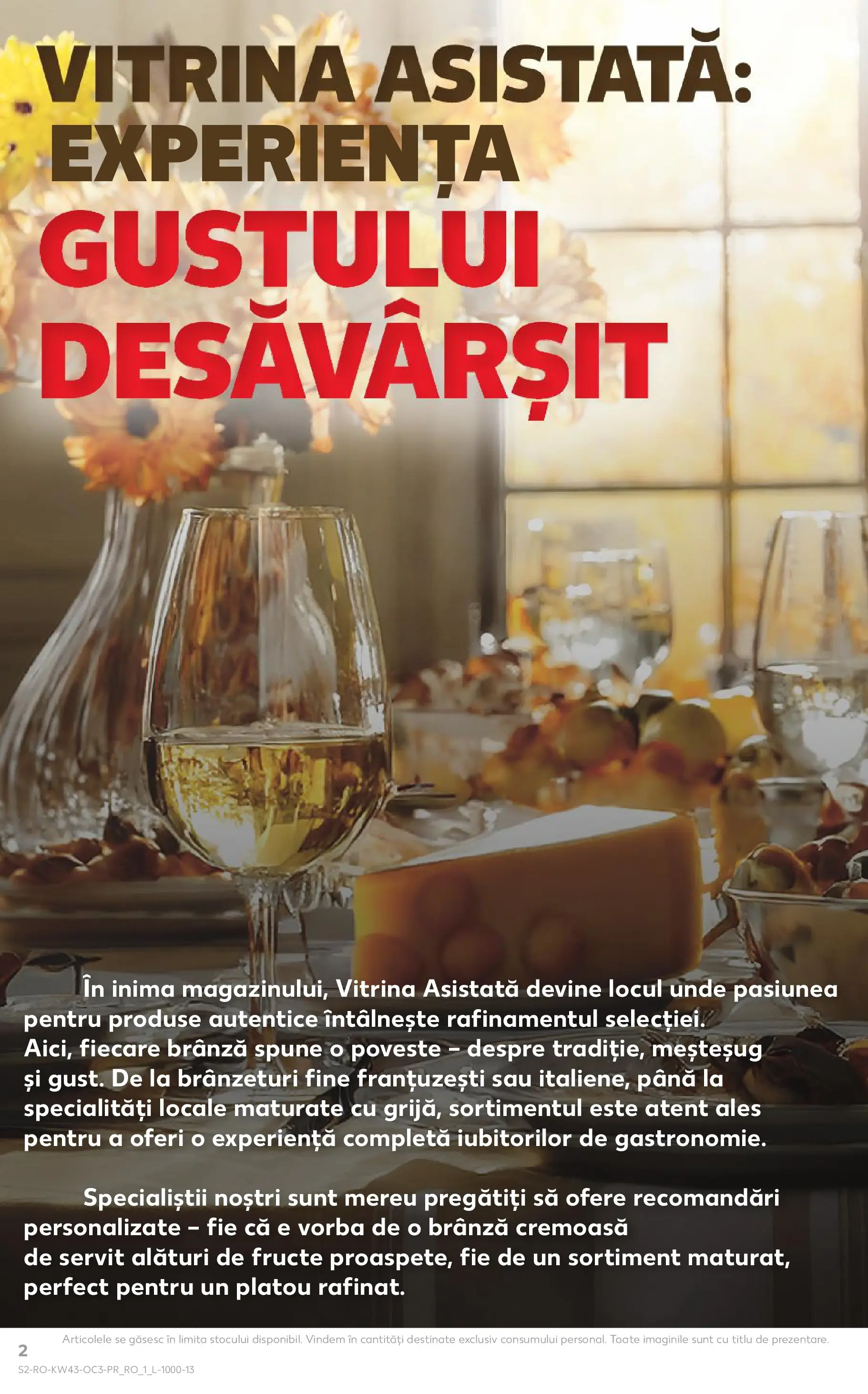 Catalog Kaufland - Comarnic 21.10.2025 - Revista si Oferta | Pagină: 2 | Produse: Vitrină, Brânză, Fructe