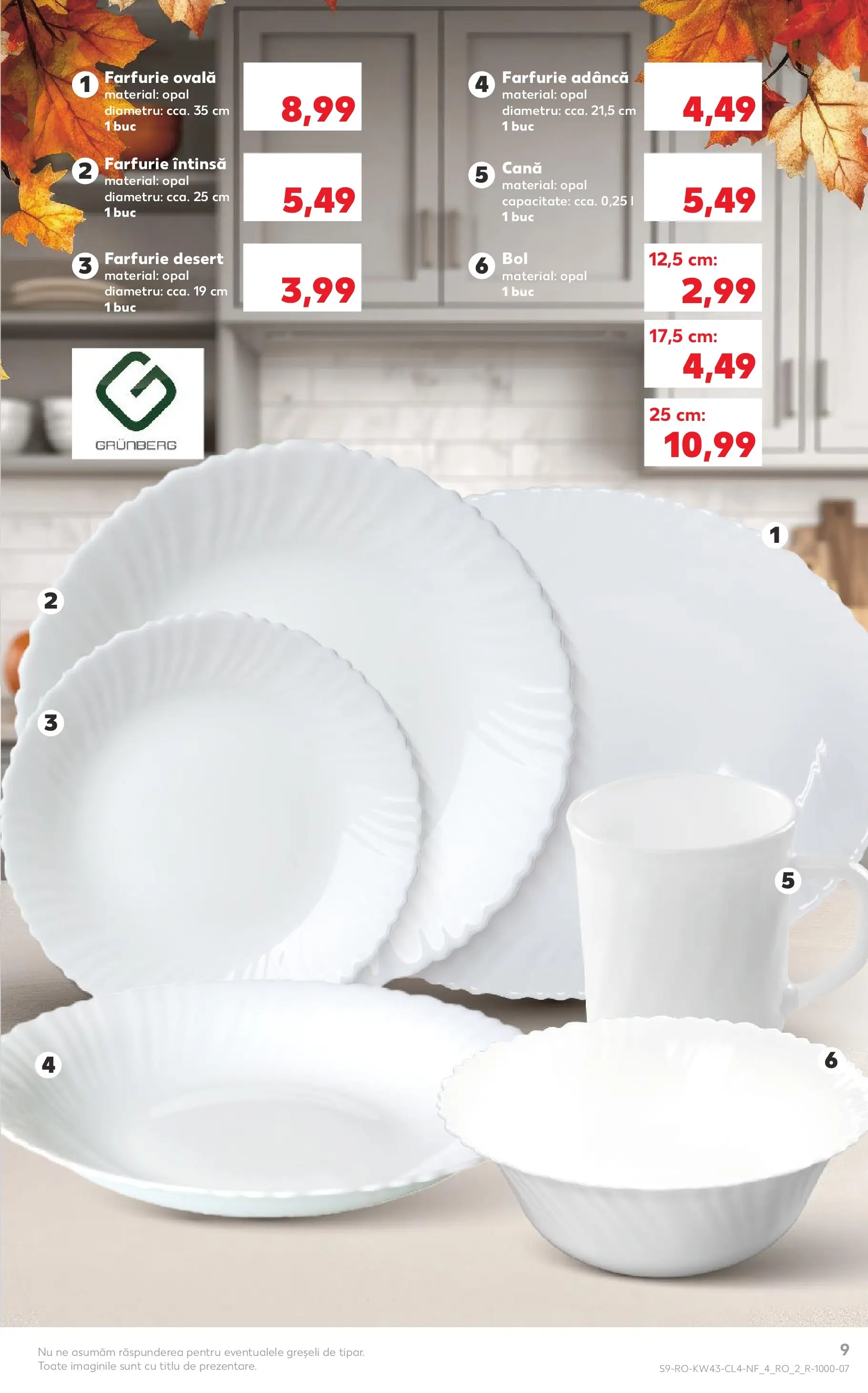 Catalog Kaufland - Domnesti 21.10.2025 - Revista si Oferta | Pagină: 9 | Produse: Bol, Farfurie