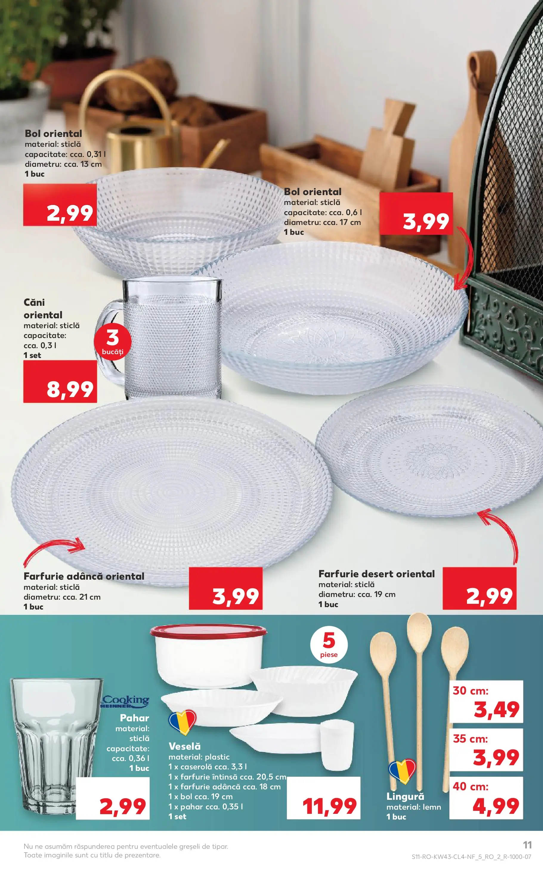Catalog Kaufland - Domnesti 21.10.2025 - Revista si Oferta | Pagină: 11 | Produse: Bol, Farfurie