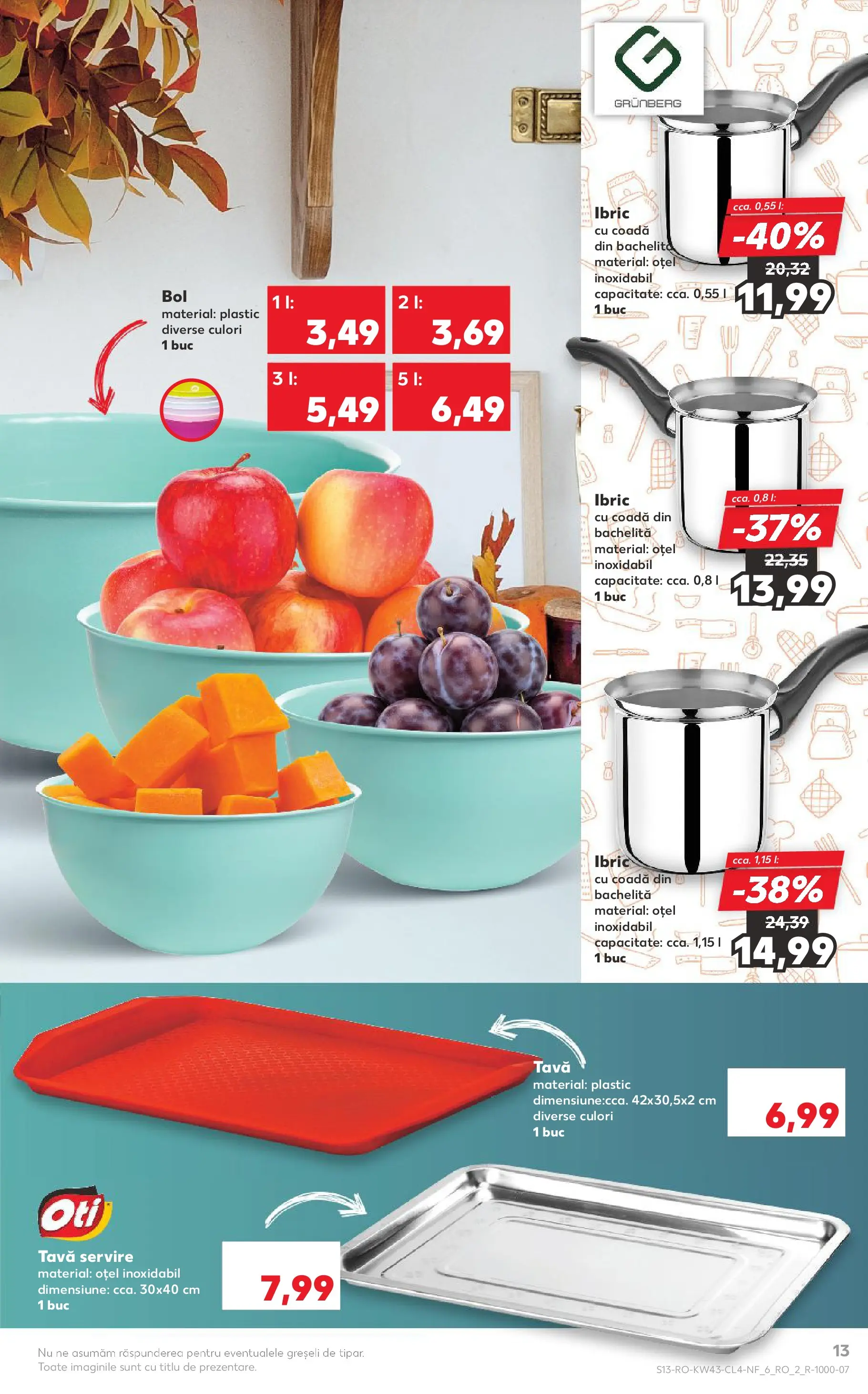 Catalog Kaufland - Domnesti 21.10.2025 - Revista si Oferta | Pagină: 13 | Produse: Bol