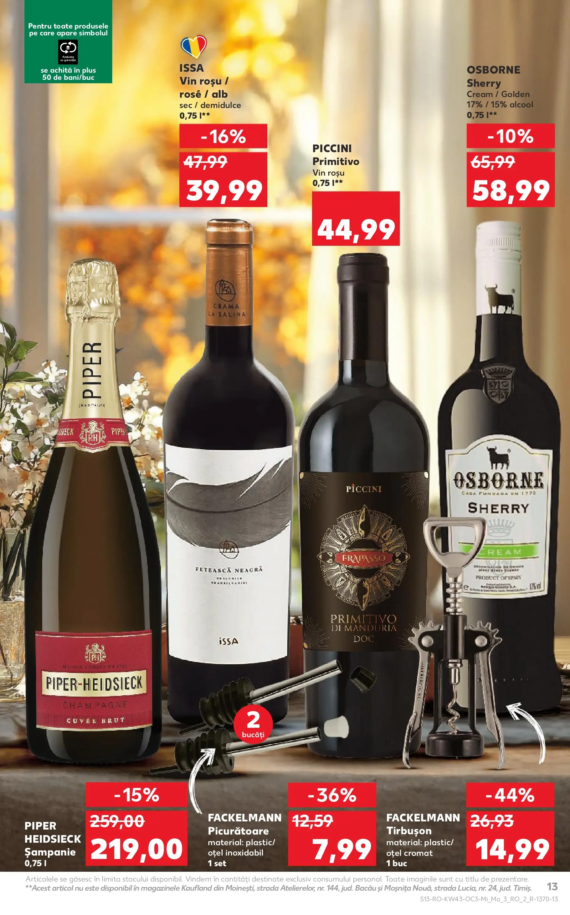 Catalog Kaufland - Comarnic 21.10.2025 - Revista si Oferta | Pagină: 13 | Produse: Vin, Piper