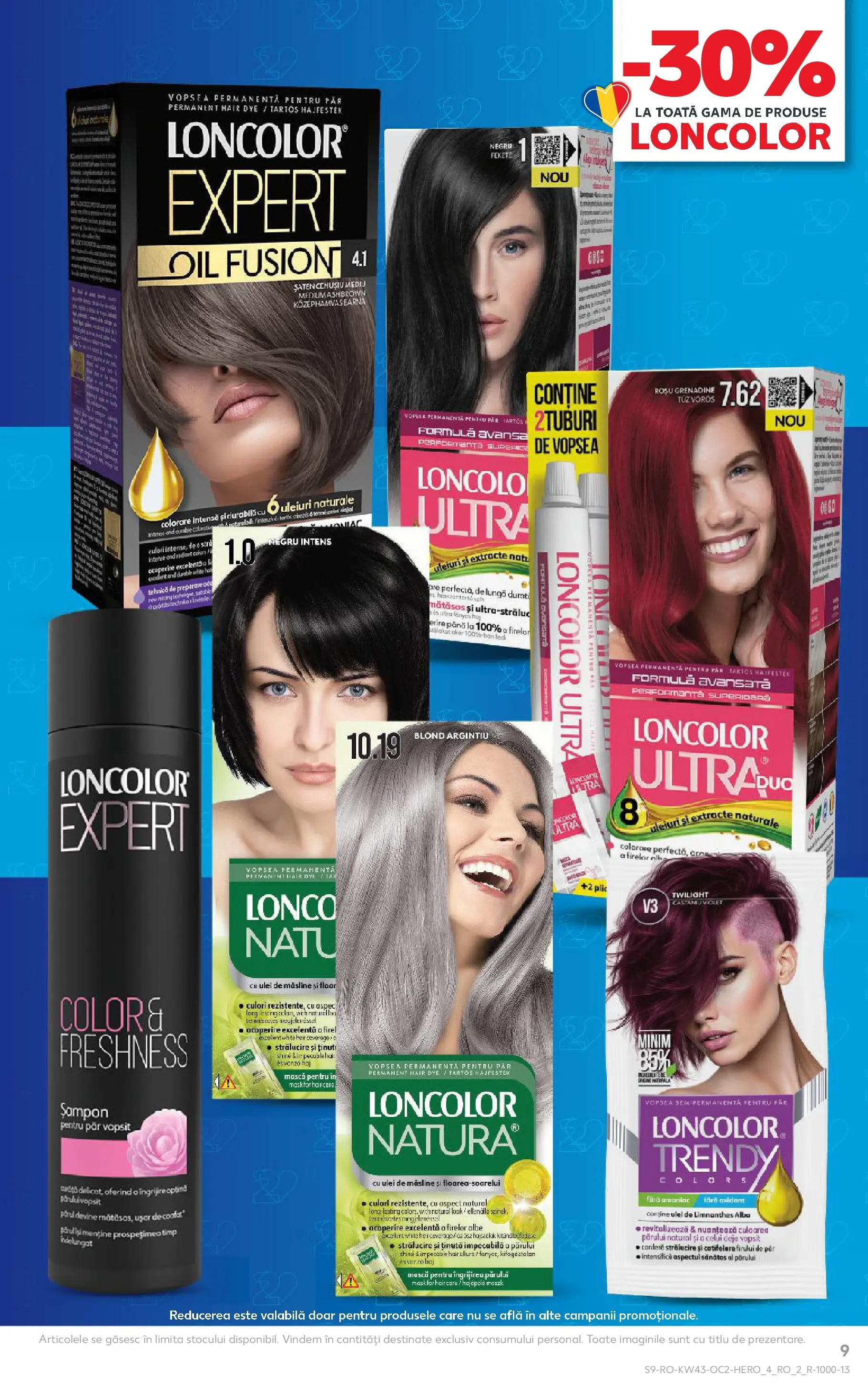 Catalog Kaufland - Pitești 21.10.2025 - Revista si Oferta | Pagină: 9 | Produse: Vopsea, Măsline, Șampon, Ulei