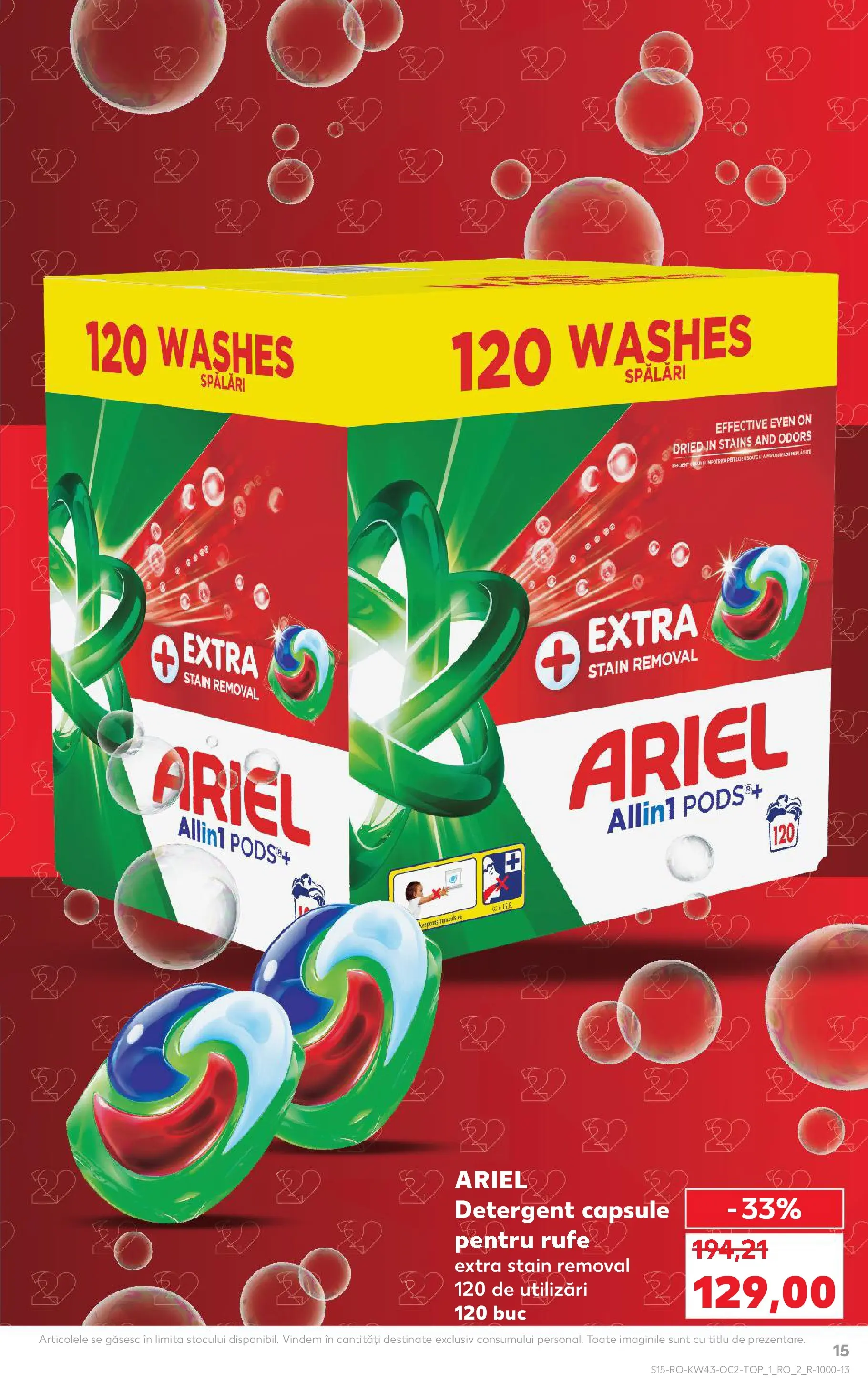 Catalog Kaufland - Pitești 21.10.2025 - Revista si Oferta | Pagină: 15 | Produse: Detergent