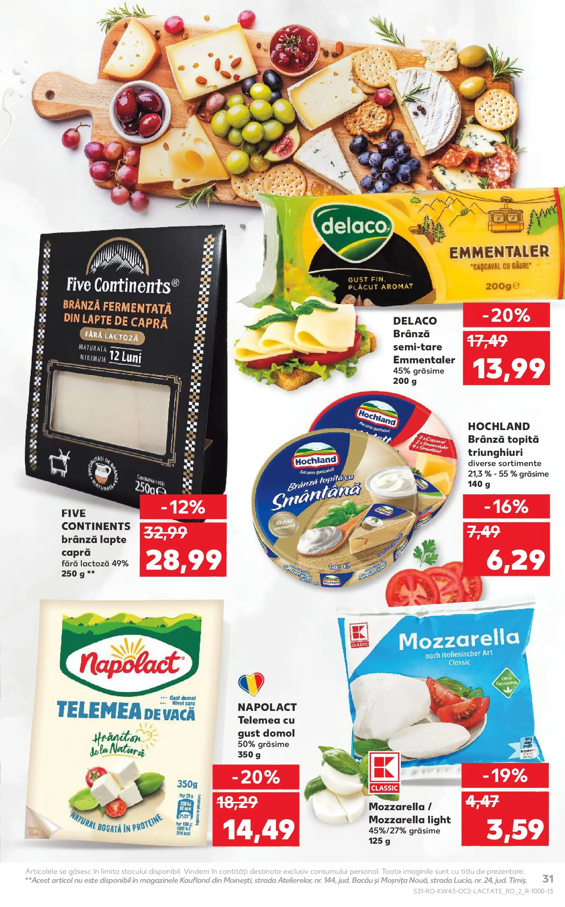 Catalog Kaufland - Pitești 21.10.2025 - Revista si Oferta | Pagină: 31 | Produse: Light Kedi Konservesi, Lapte, Brânză, Sare