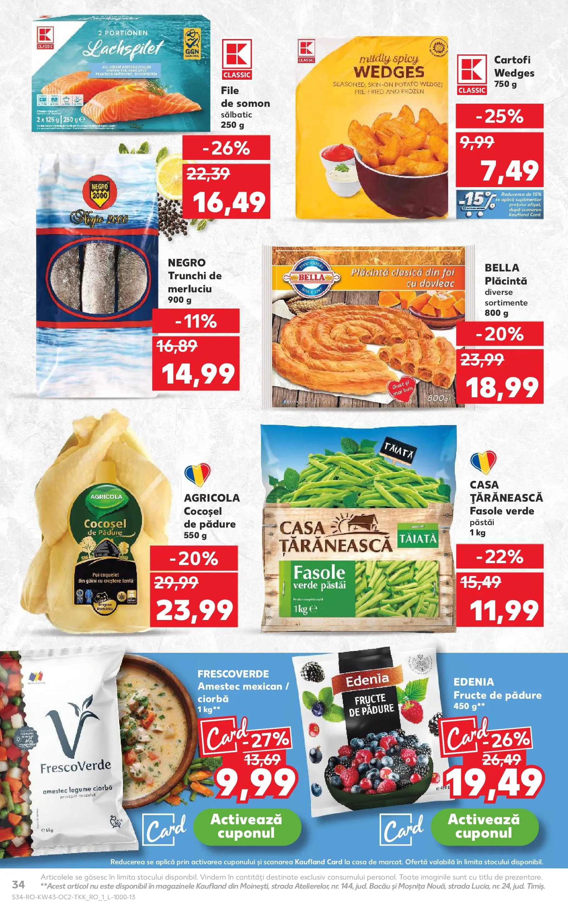 Catalog Kaufland - Pitești 21.10.2025 - Revista si Oferta | Pagină: 34 | Produse: Dovleac, Plăcintă, Mix fructe, Fructe