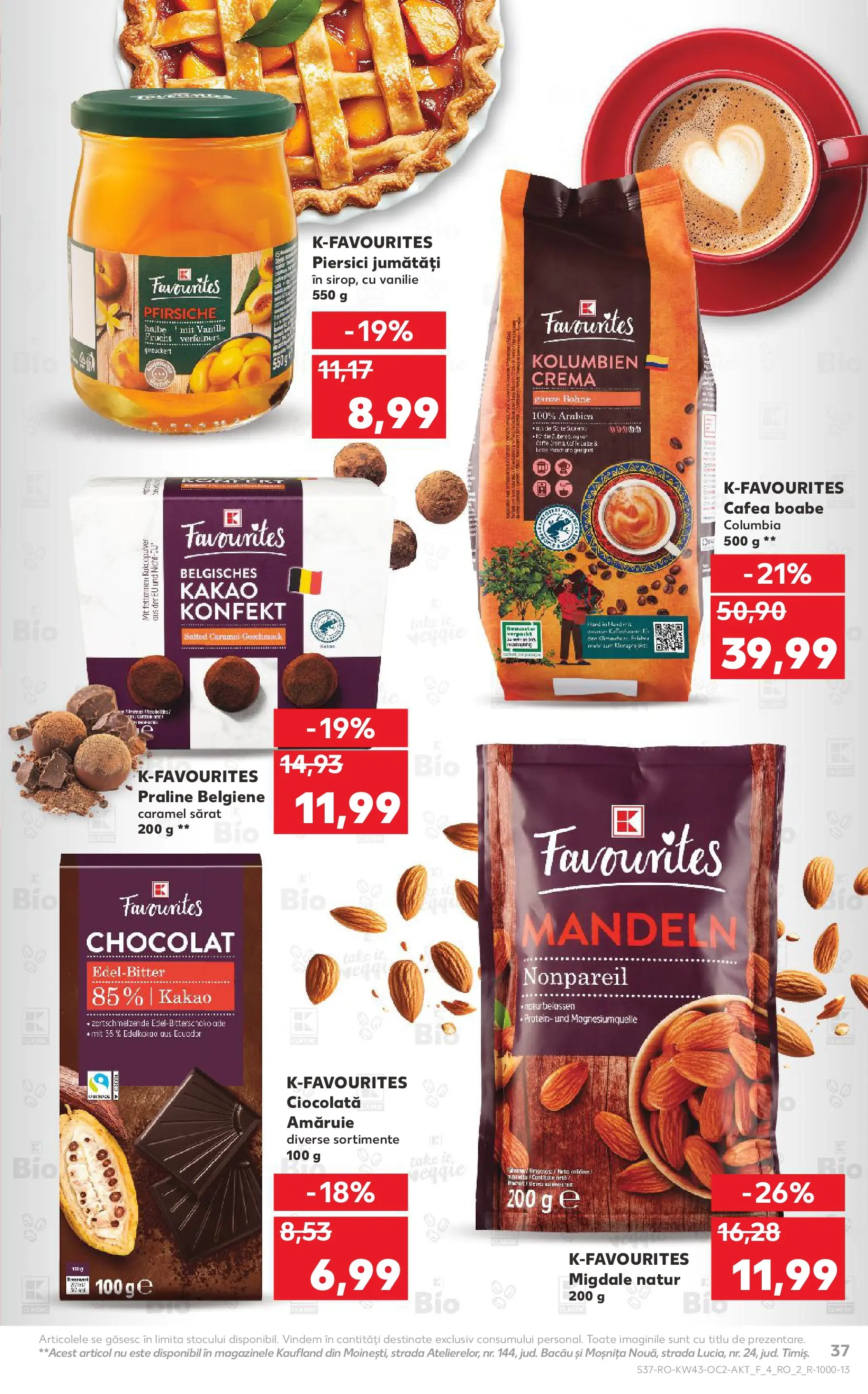 Catalog Kaufland - Pitești 21.10.2025 - Revista si Oferta | Pagină: 37 | Produse: Migdale, Praline, Cremă, Ciocolată
