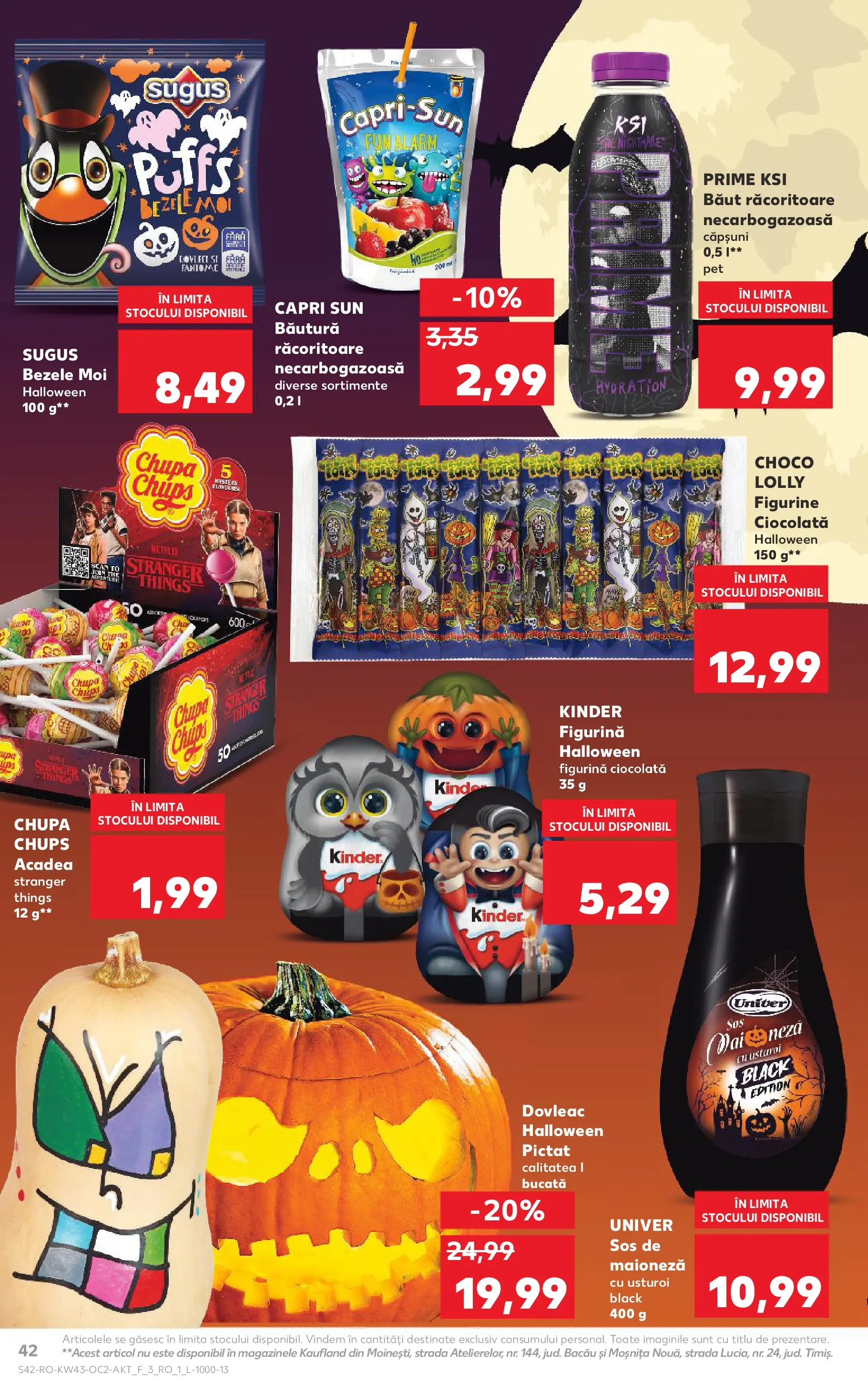 Catalog Kaufland - Pitești 21.10.2025 - Revista si Oferta | Pagină: 42 | Produse: Ciocolată, Maioneză, Sos, Usturoi