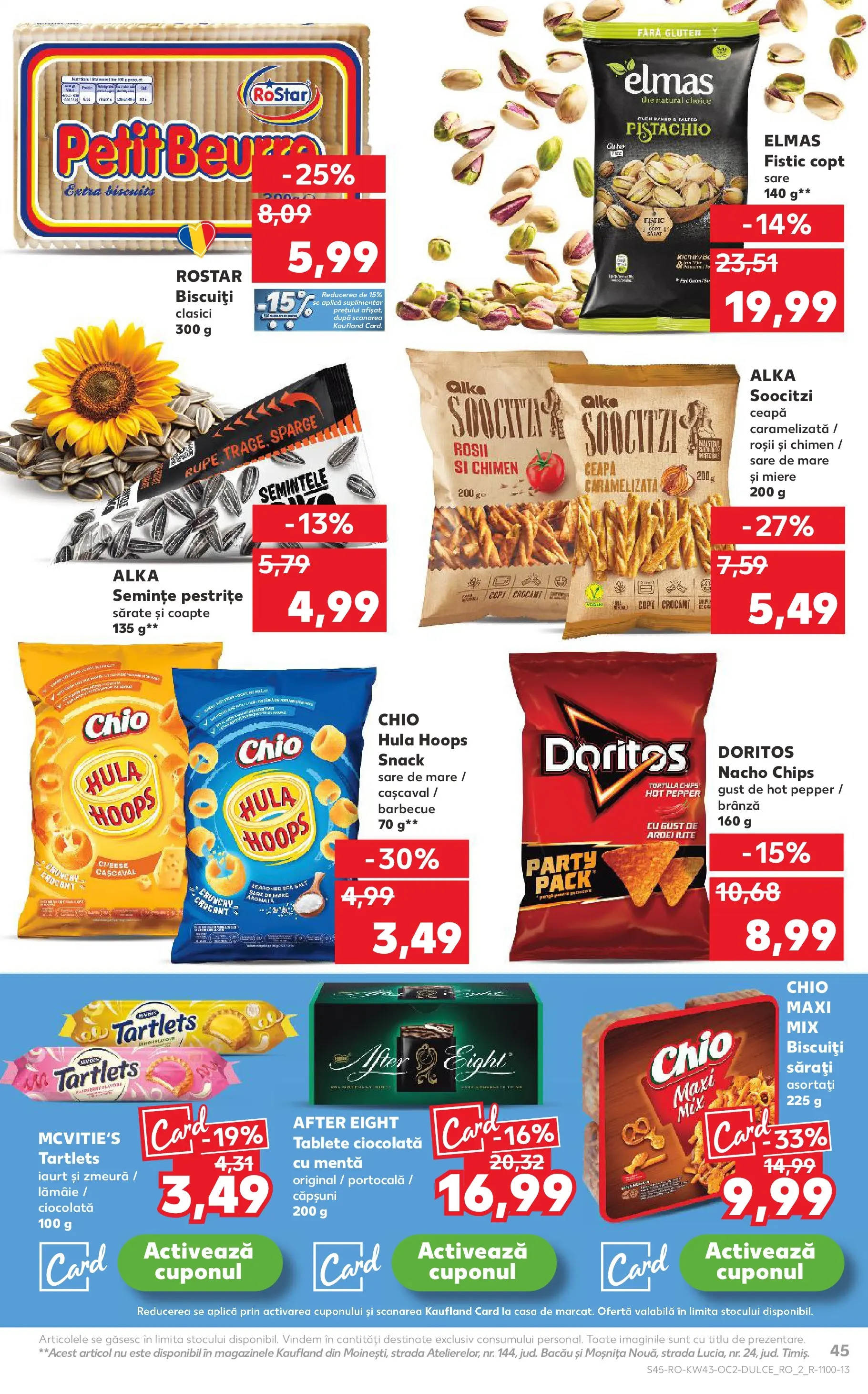 Catalog Kaufland - Sfântu Gheorghe 21.10.2025 - Revista si Oferta | Pagină: 45 | Produse: Zmeură, Iaurt, Căpșuni, Ceapă