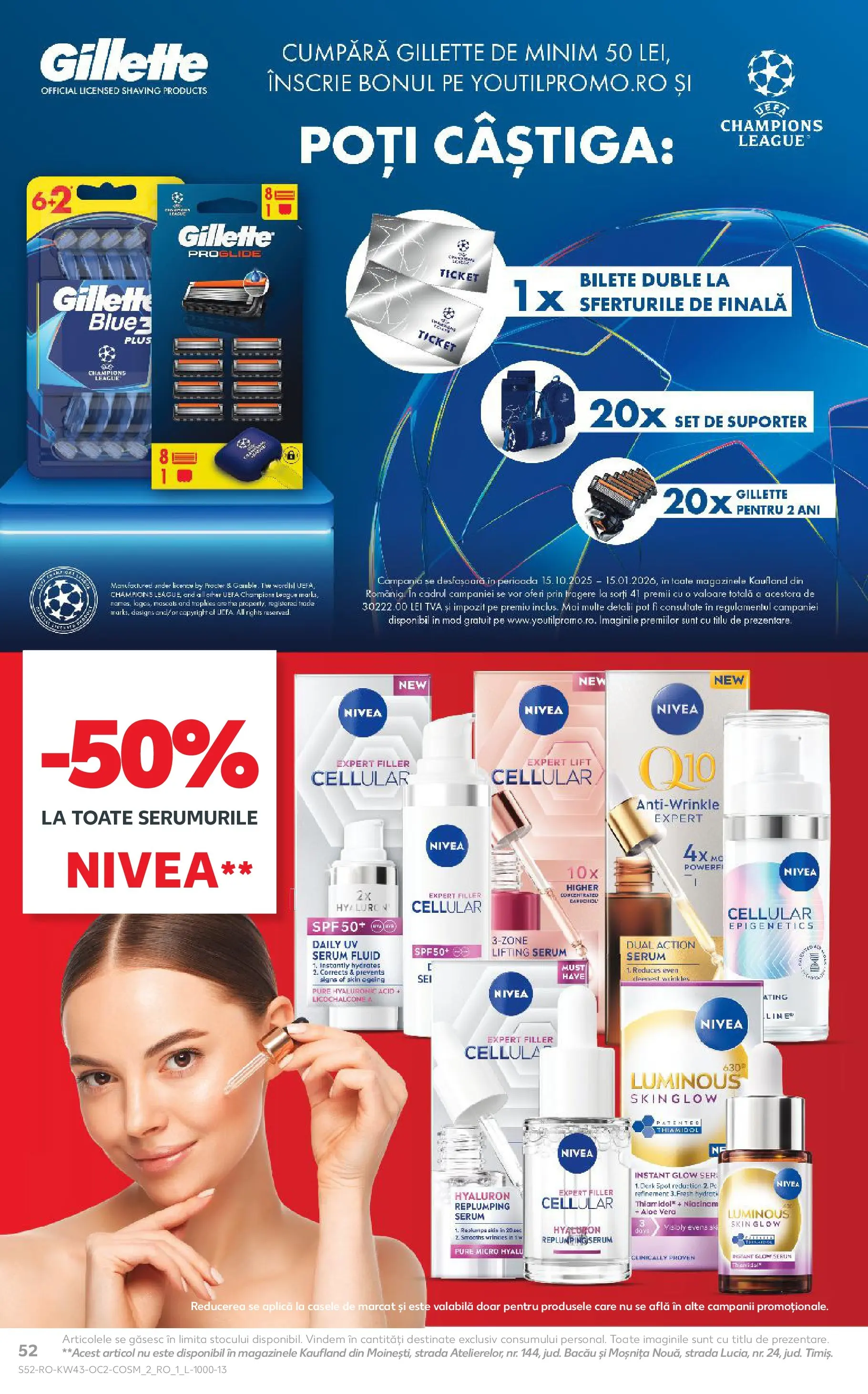 Catalog Kaufland - Pitești 21.10.2025 - Revista si Oferta | Pagină: 52 | Produse: Pc, Serum, Aloe vera