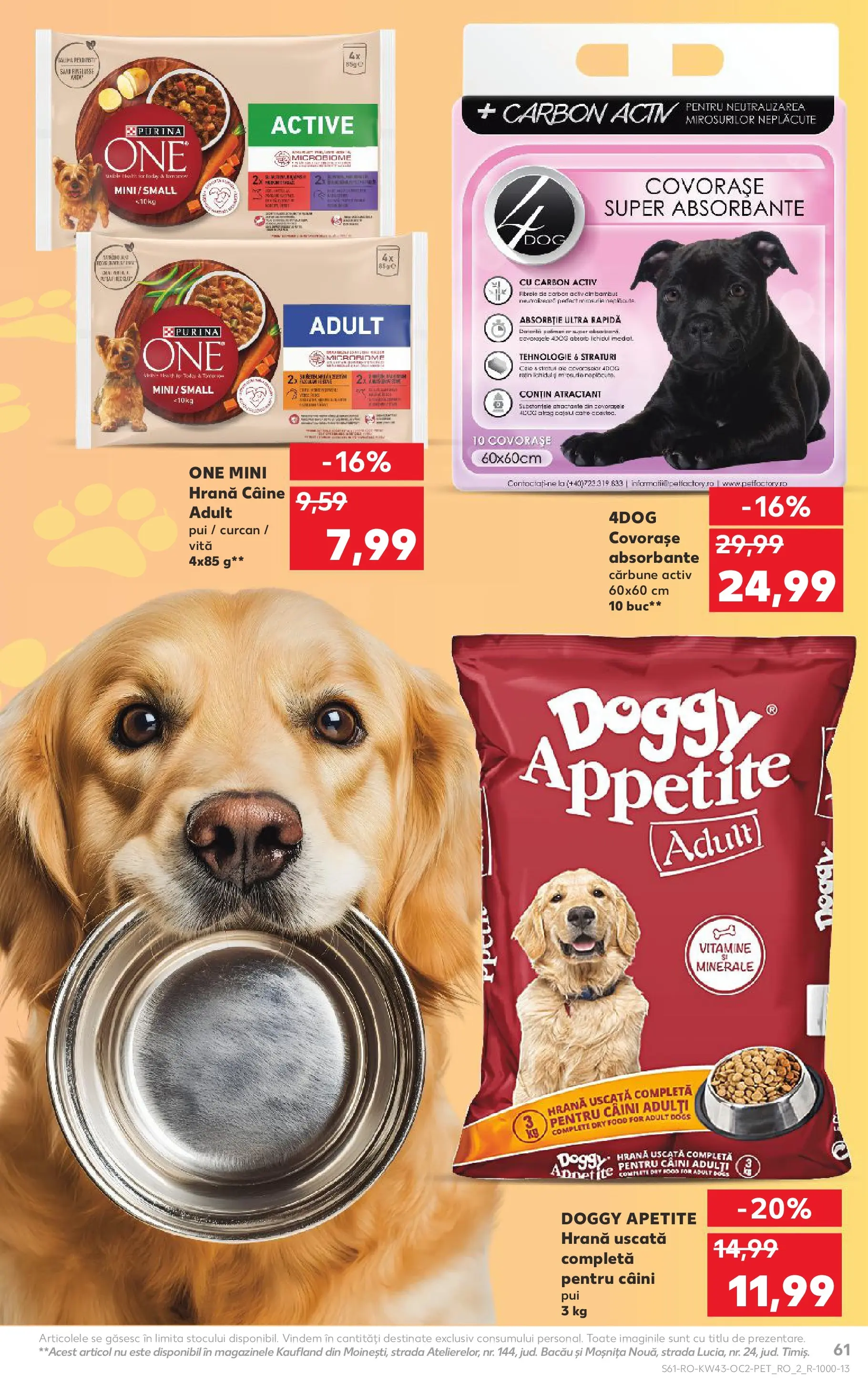 Catalog Kaufland - Pitești 21.10.2025 - Revista si Oferta | Pagină: 61 | Produse: Hacıyatmaz Kedi Oyuncağı, Absorbante