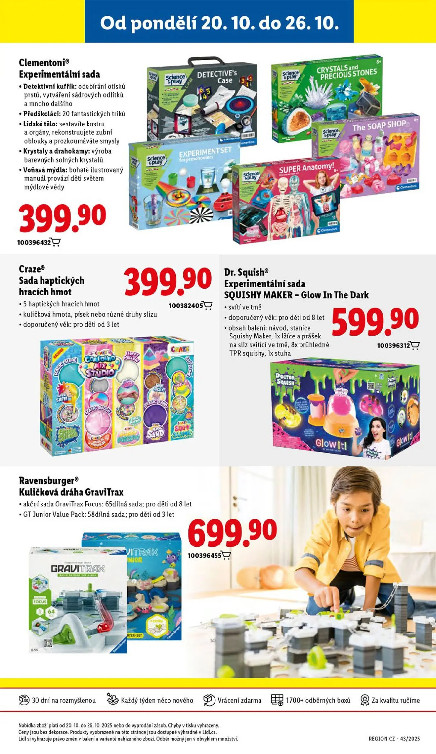 Lidl leták od 22.10.2025 - Nový akční leták | Strana: 31 | Produkty: Kufřík, Lžíce, Kuličková dráha, Písek