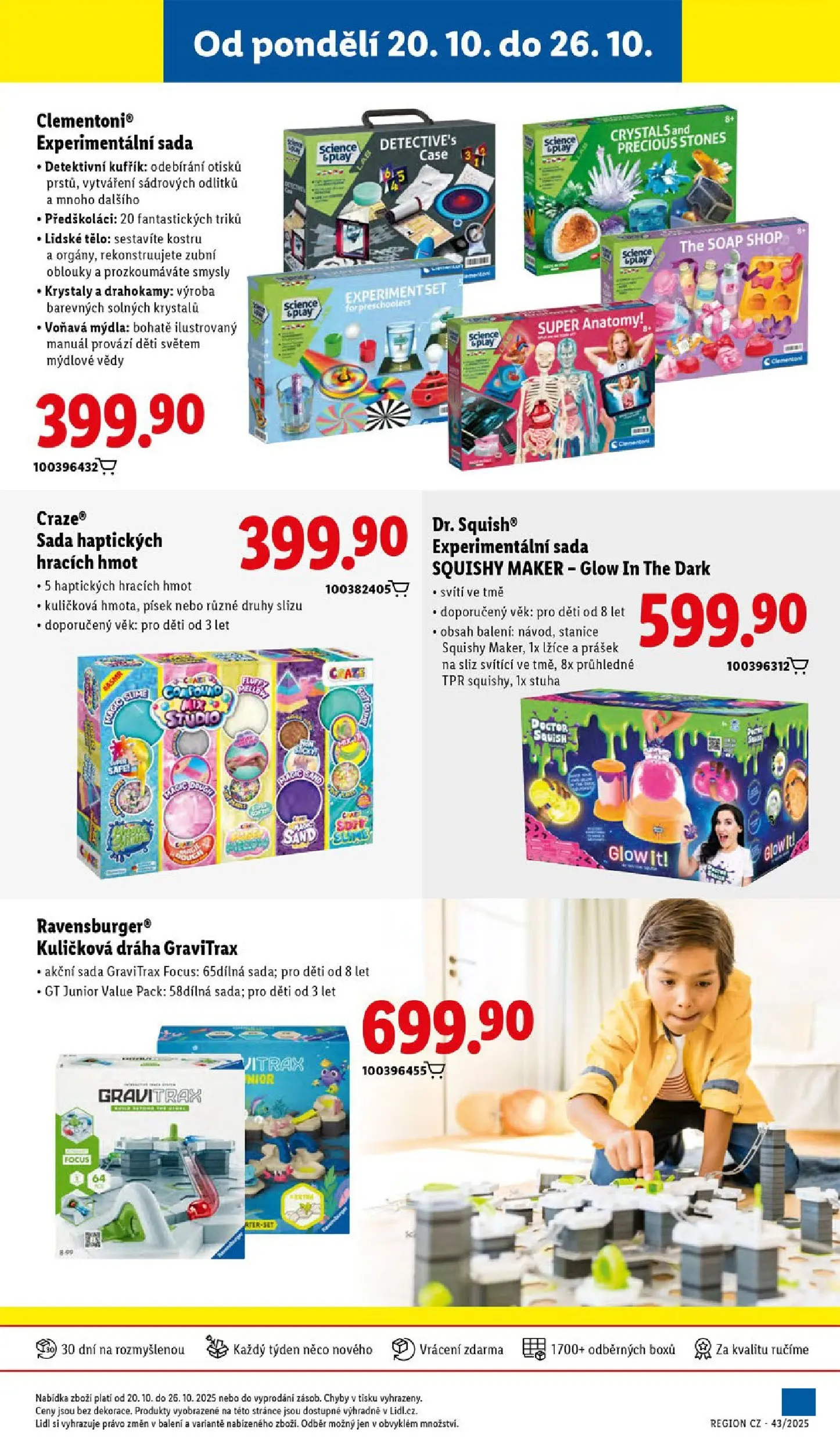 Lidl leták od 19.10.2025 - Nový akční leták | Strana: 19 | Produkty: Kufřík, Lžíce, Kuličková dráha, Písek