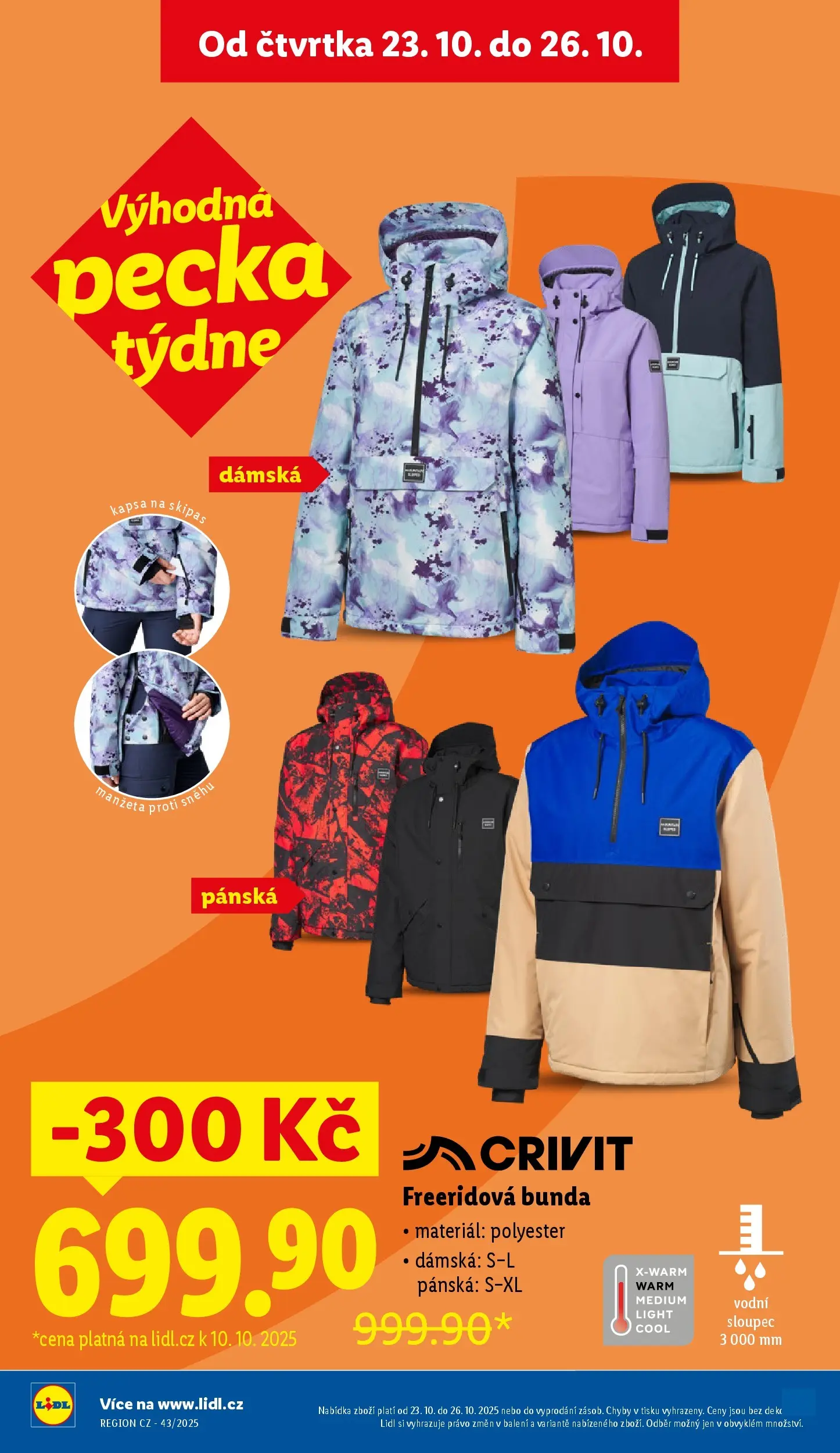 Lidl leták od 19.10.2025 - Nový akční leták | Strana: 21 | Produkty: Bunda