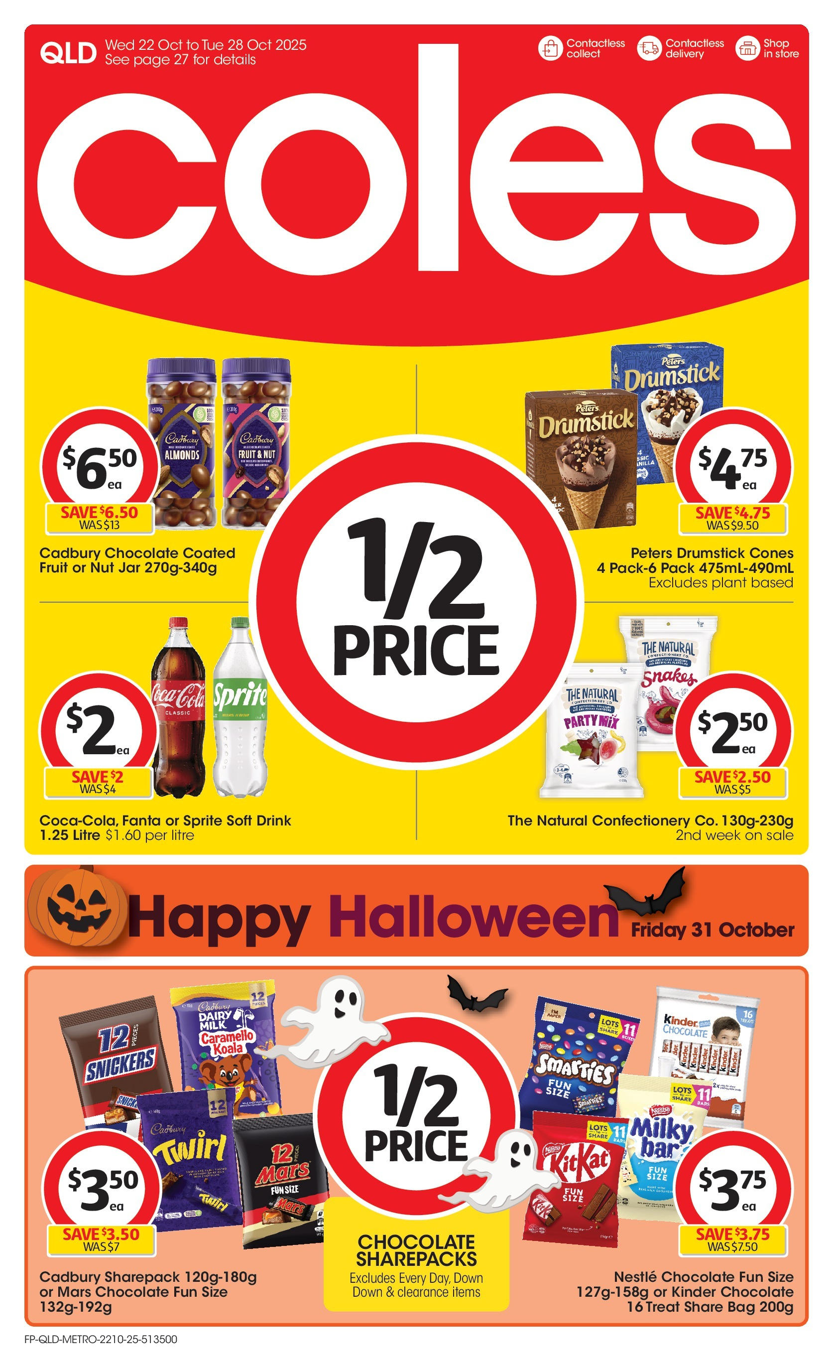 ﻿﻿Coles catalogue valid from 20/10/2025 > Online Australia | Page: 1 | Products: Almonds, Plant, Dairy, Chocolate