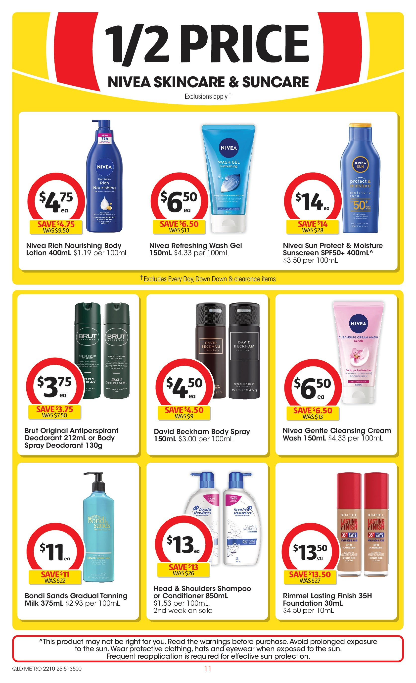 ﻿﻿Coles catalogue valid from 20/10/2025 > Online Australia | Page: 11 | Products: Conditioner, Sunscreen, Lotion, Deodorant