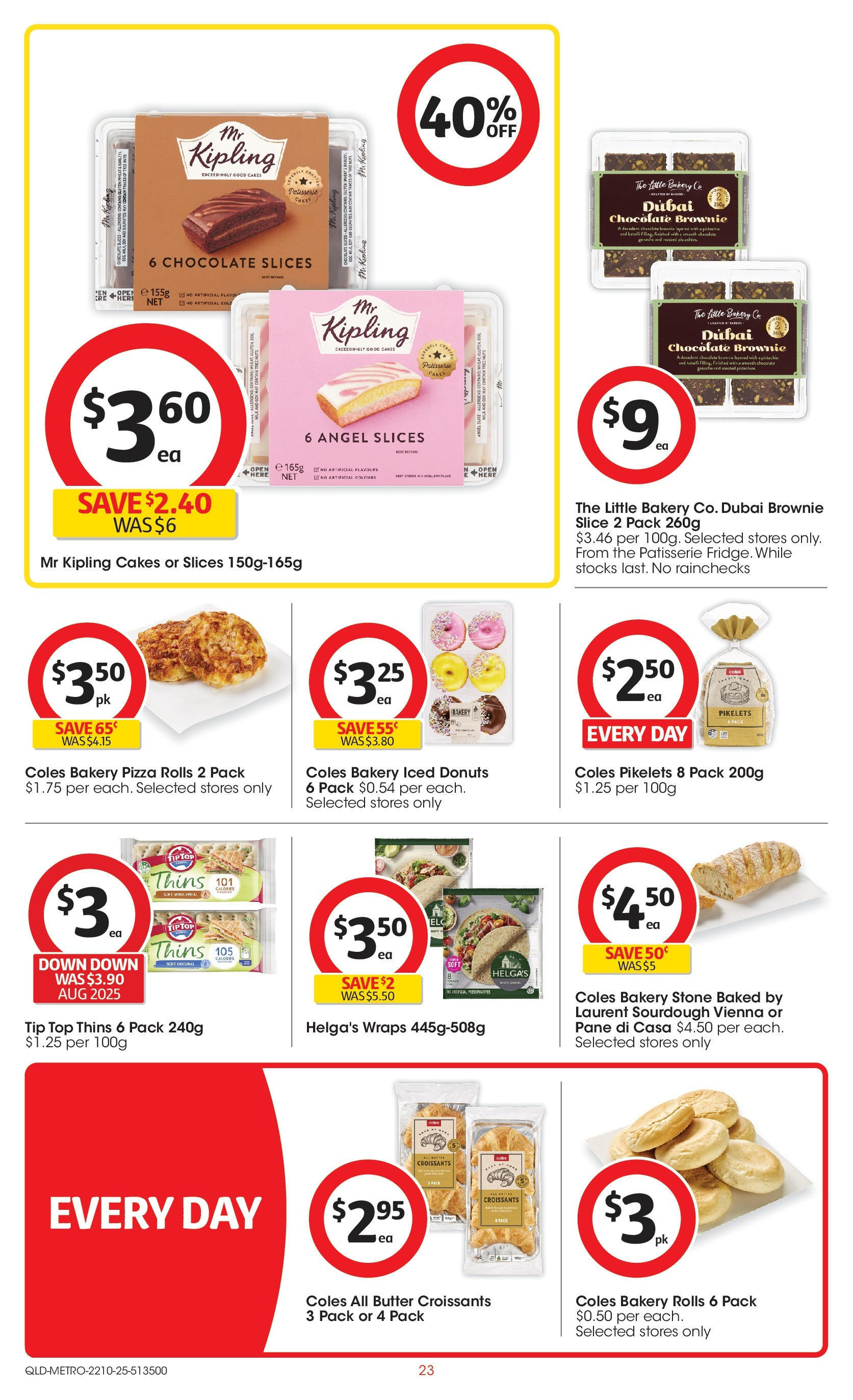 ﻿﻿Coles catalogue valid from 20/10/2025 > Online Australia | Page: 23 | Products: Butter, Chocolate, Pizza, Nuts
