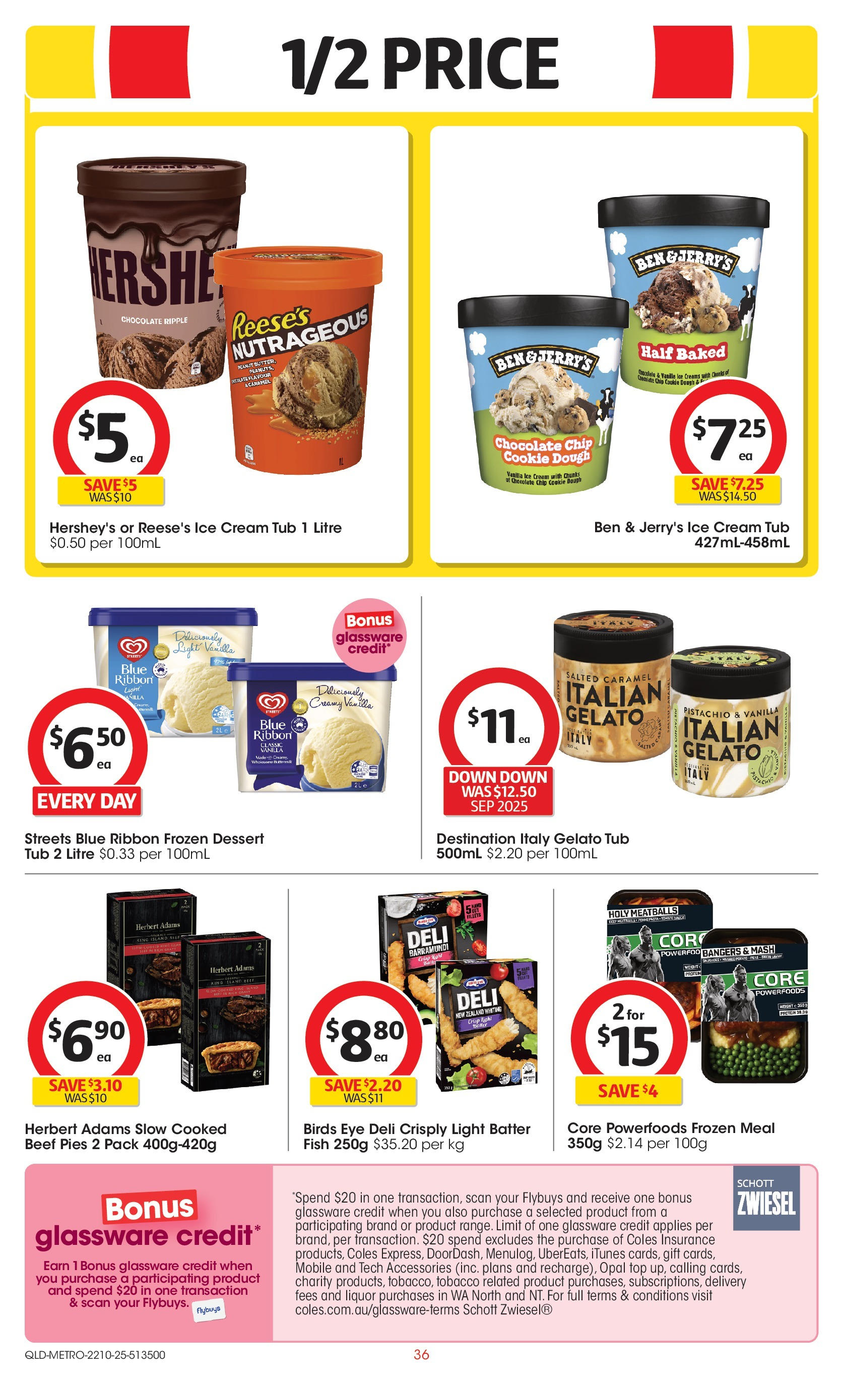 ﻿﻿Coles catalogue valid from 20/10/2025 > Online Australia | Page: 36 | Products: Light, Fish, Beef, Cream