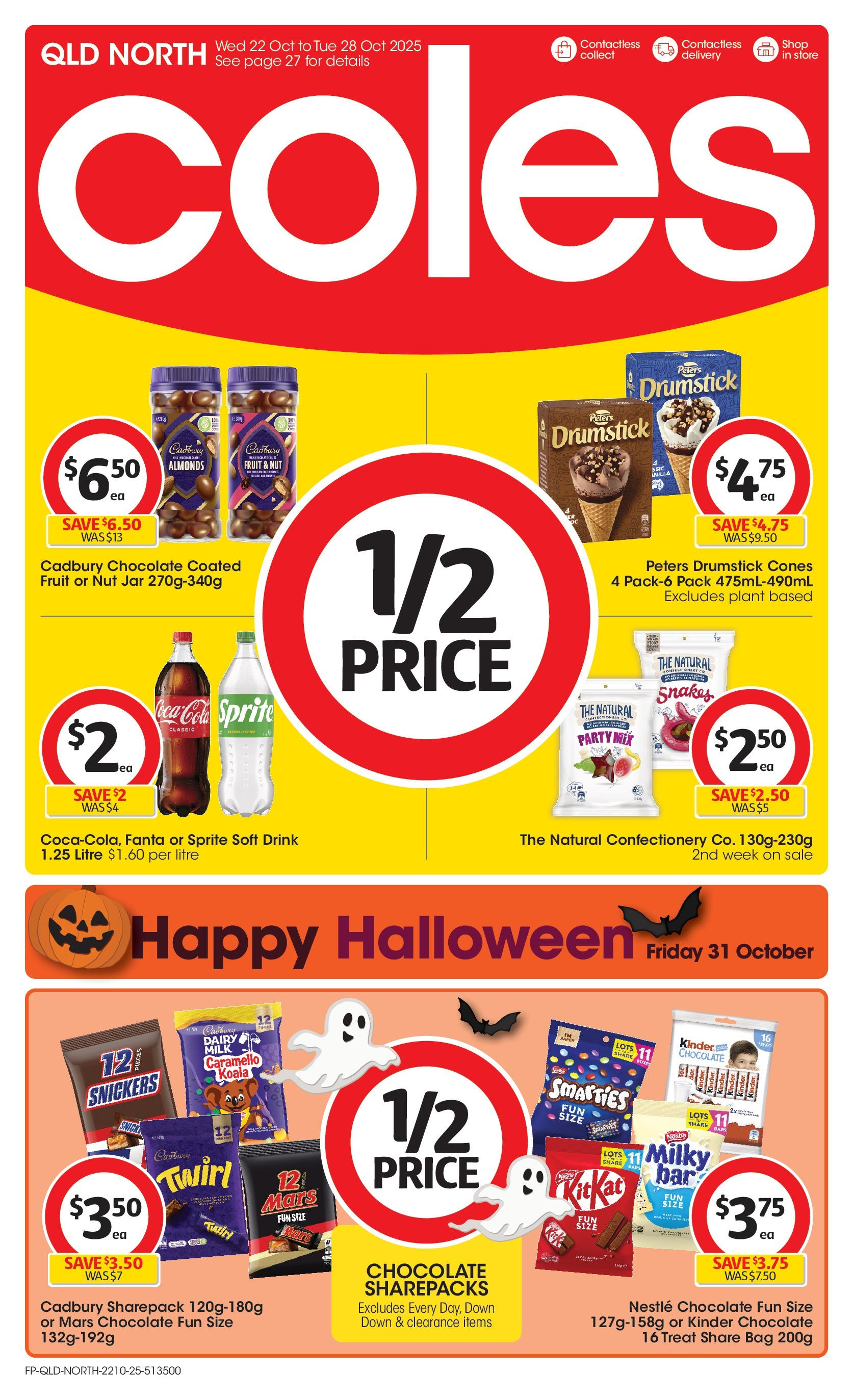 ﻿﻿Coles catalogue valid from 20/10/2025 > Online Australia | Page: 1 | Products: Plant, Dairy, Chocolate, Bag