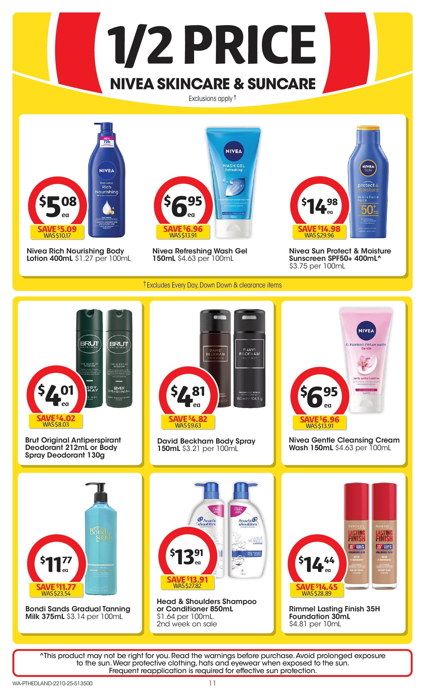 ﻿﻿Coles catalogue valid from 20/10/2025 > Online Australia | Page: 11 | Products: Milk, Deodorant, Cream, Foundation