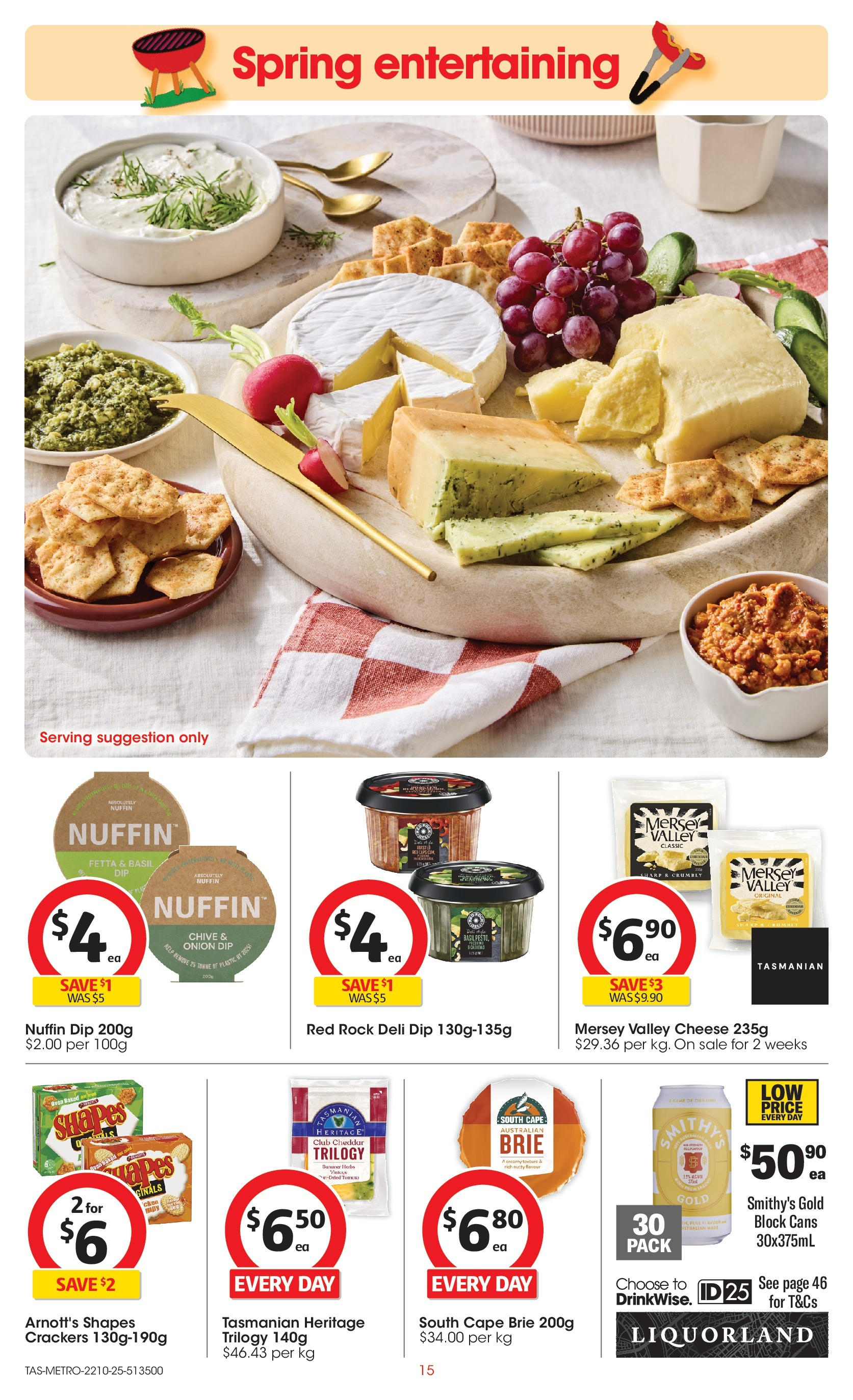 ﻿﻿Coles catalogue valid from 20/10/2025 > Online Australia | Page: 15 | Products: Crackers, Cheese, Oven
