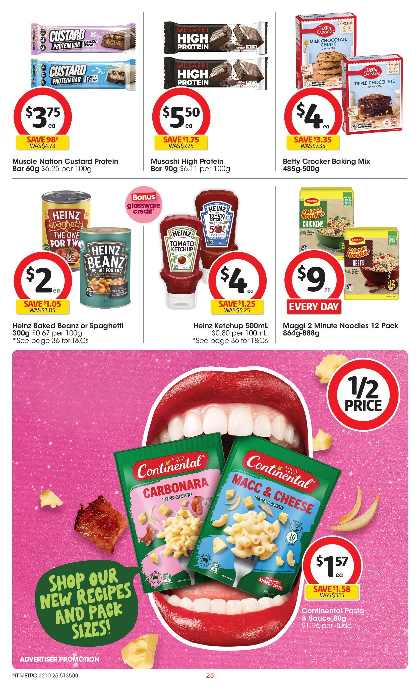 ﻿﻿Coles catalogue valid from 20/10/2025 > Online Australia | Page: 28 | Products: Milk, Chocolate, Salt, Sugar