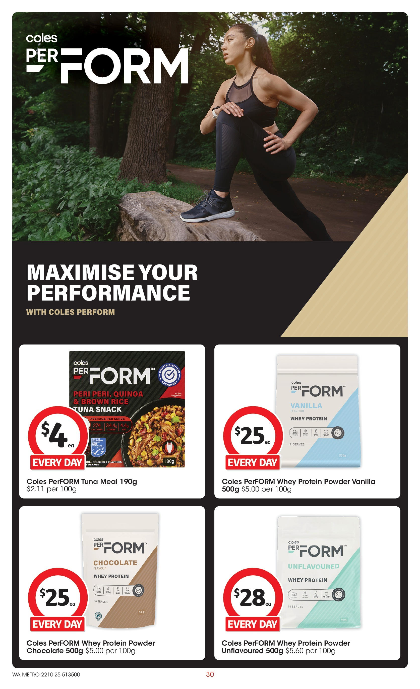 ﻿﻿Coles catalogue valid from 20/10/2025 > Online Australia | Page: 30 | Products: Powder, Chocolate, Rice, Tuna