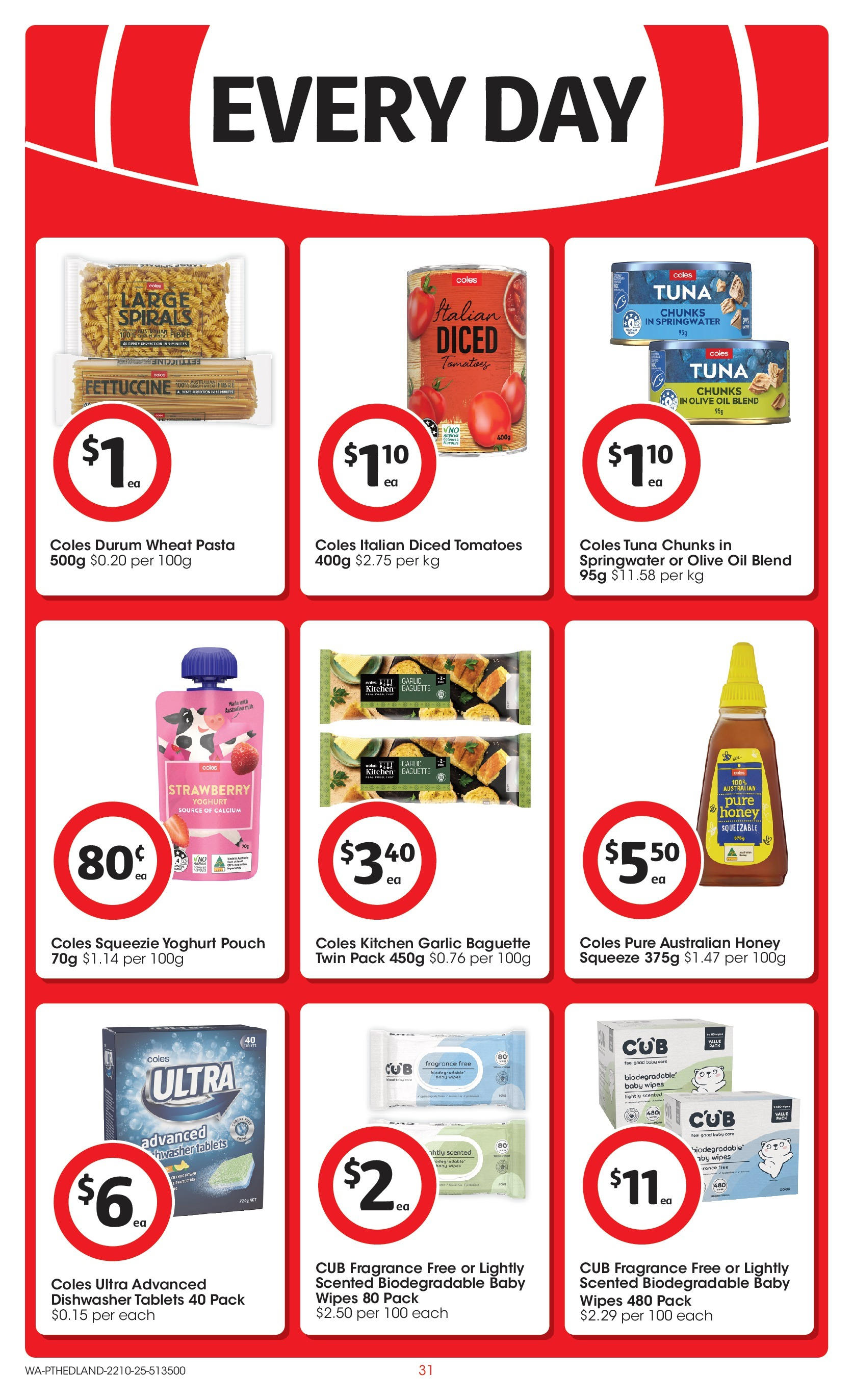 ﻿﻿Coles catalogue valid from 20/10/2025 > Online Australia | Page: 31 | Products: Fragrance, Tomatoes, Olive oil, Dishwasher