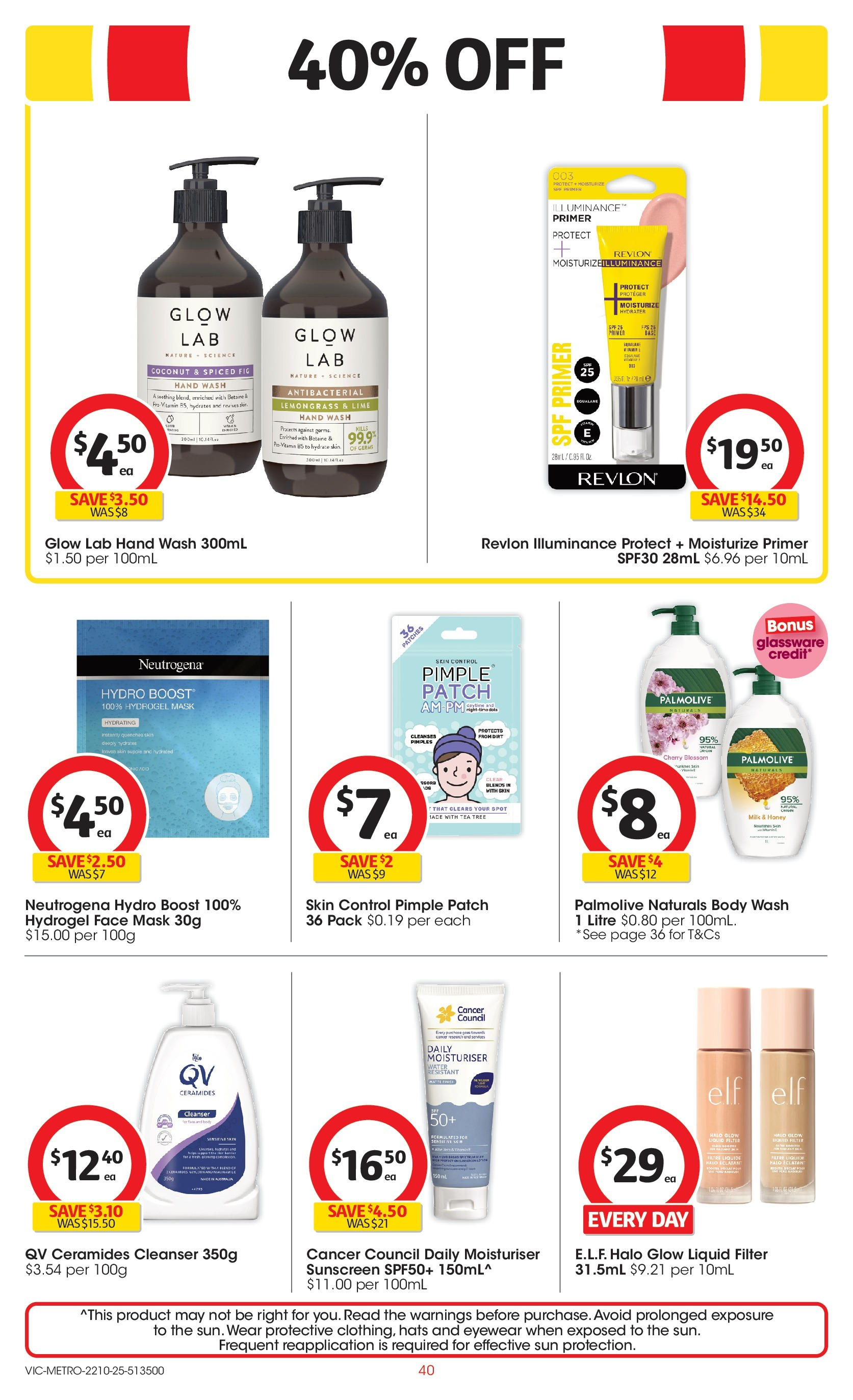﻿﻿Coles catalogue valid from 20/10/2025 > Online Australia | Page: 40 | Products: Milk, Glassware, Honey, Lime