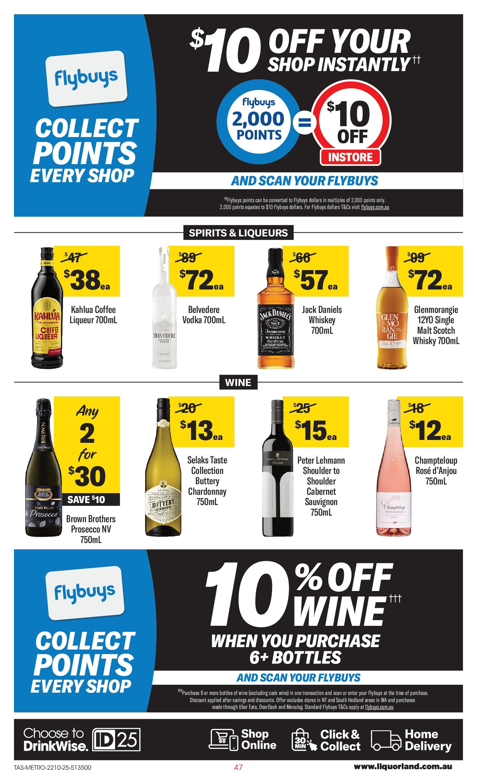 ﻿﻿Coles catalogue valid from 20/10/2025 > Online Australia | Page: 47 | Products: Coffee, Vodka, Whiskey, Scotch