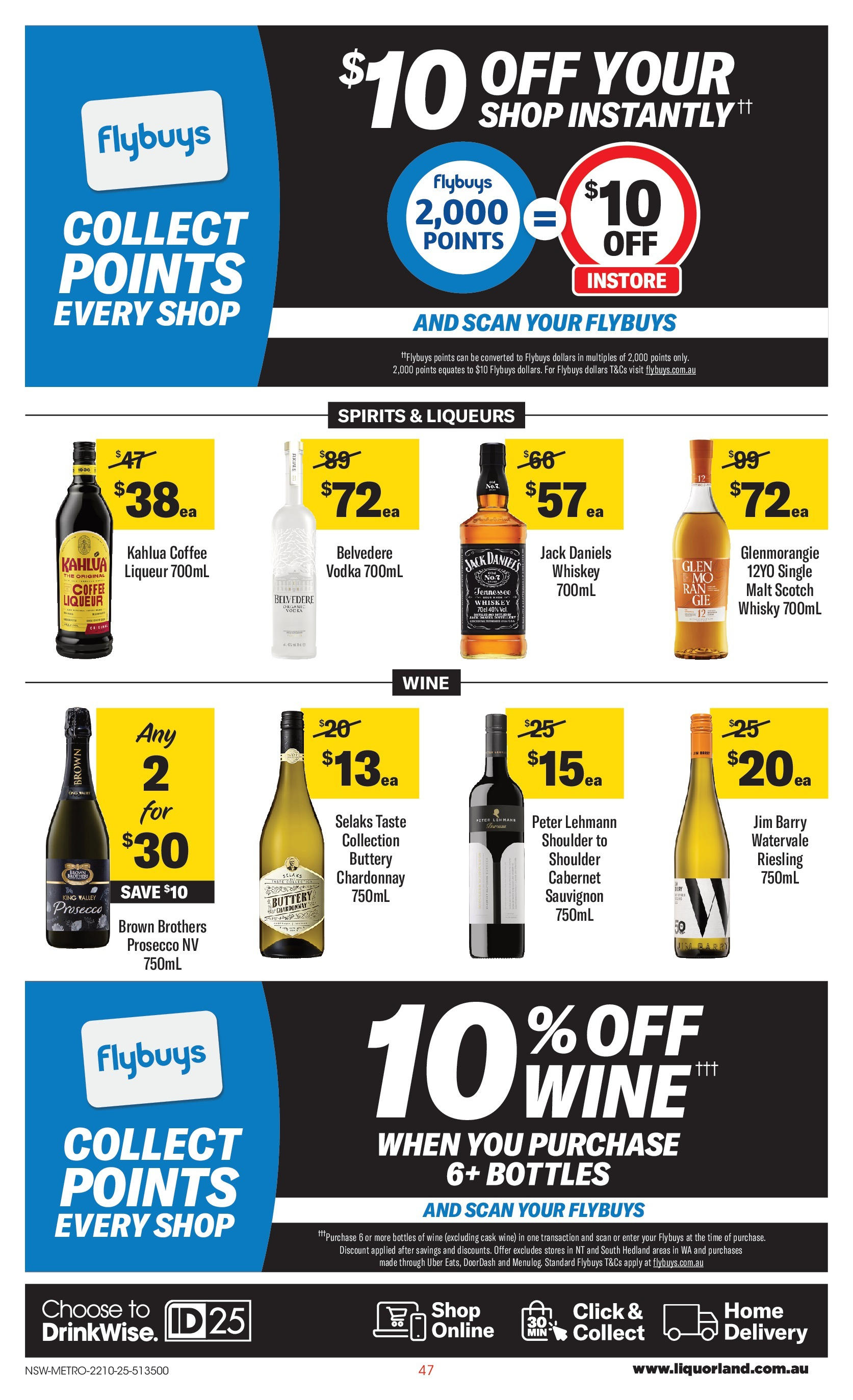 ﻿﻿Coles catalogue valid from 20/10/2025 > Online Australia | Page: 47 | Products: Coffee, Wine, Whiskey, Scotch