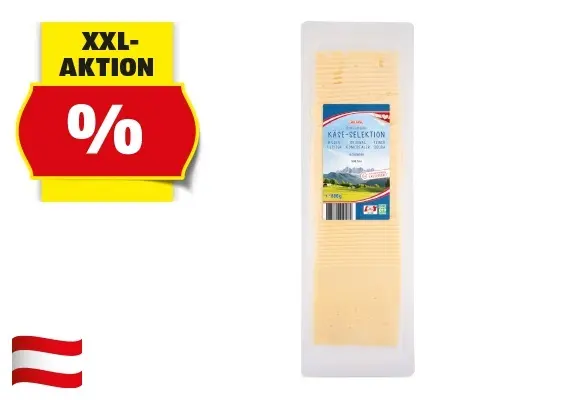 MILSANI XXL Käseselektion in Scheiben, 800 g