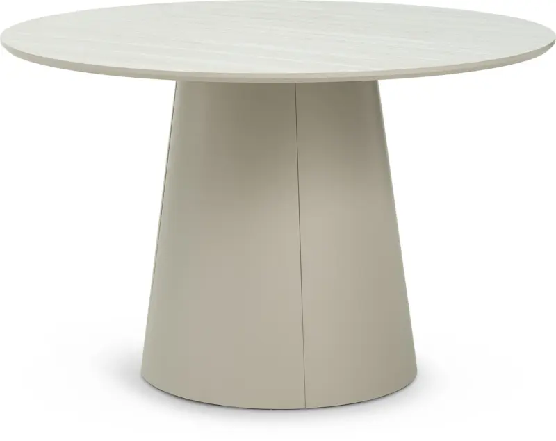 JYSK Кухненска маса KLIPLEV Ø120 цвят травертин/бежово